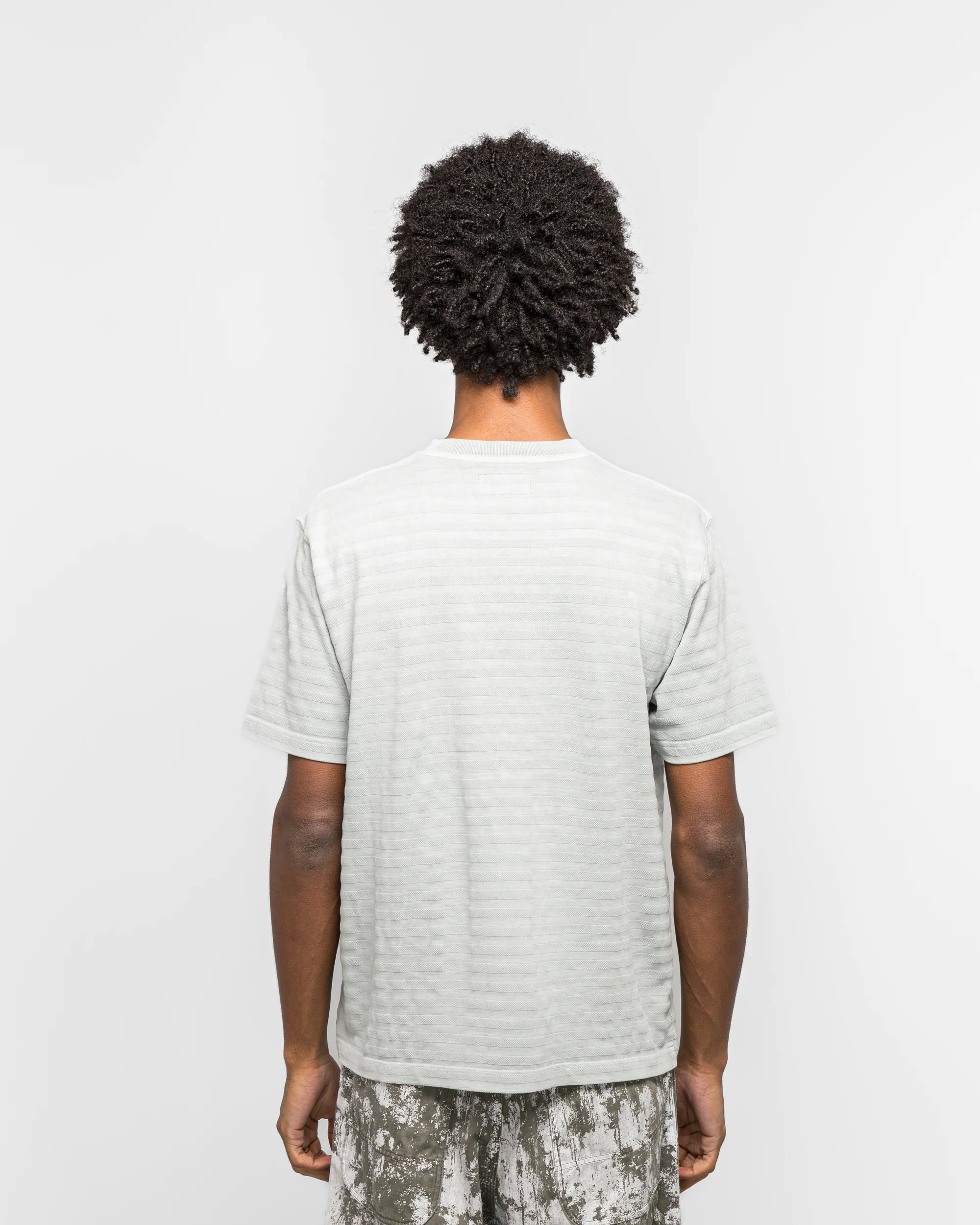 Pocket Tee Pique - Light Grey Garment Dye - Image 4