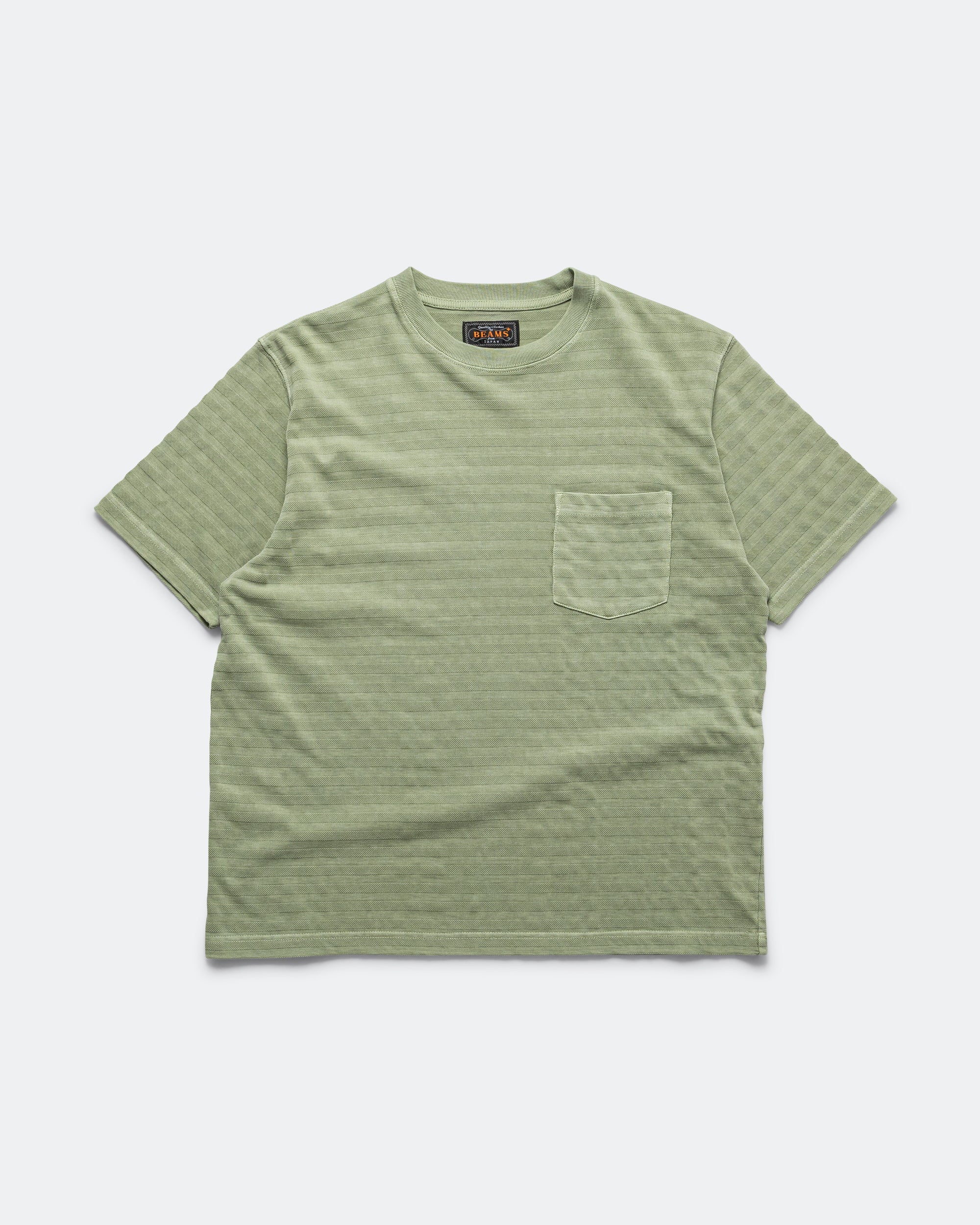 Pocket Tee Pique - Mint Garment Dye