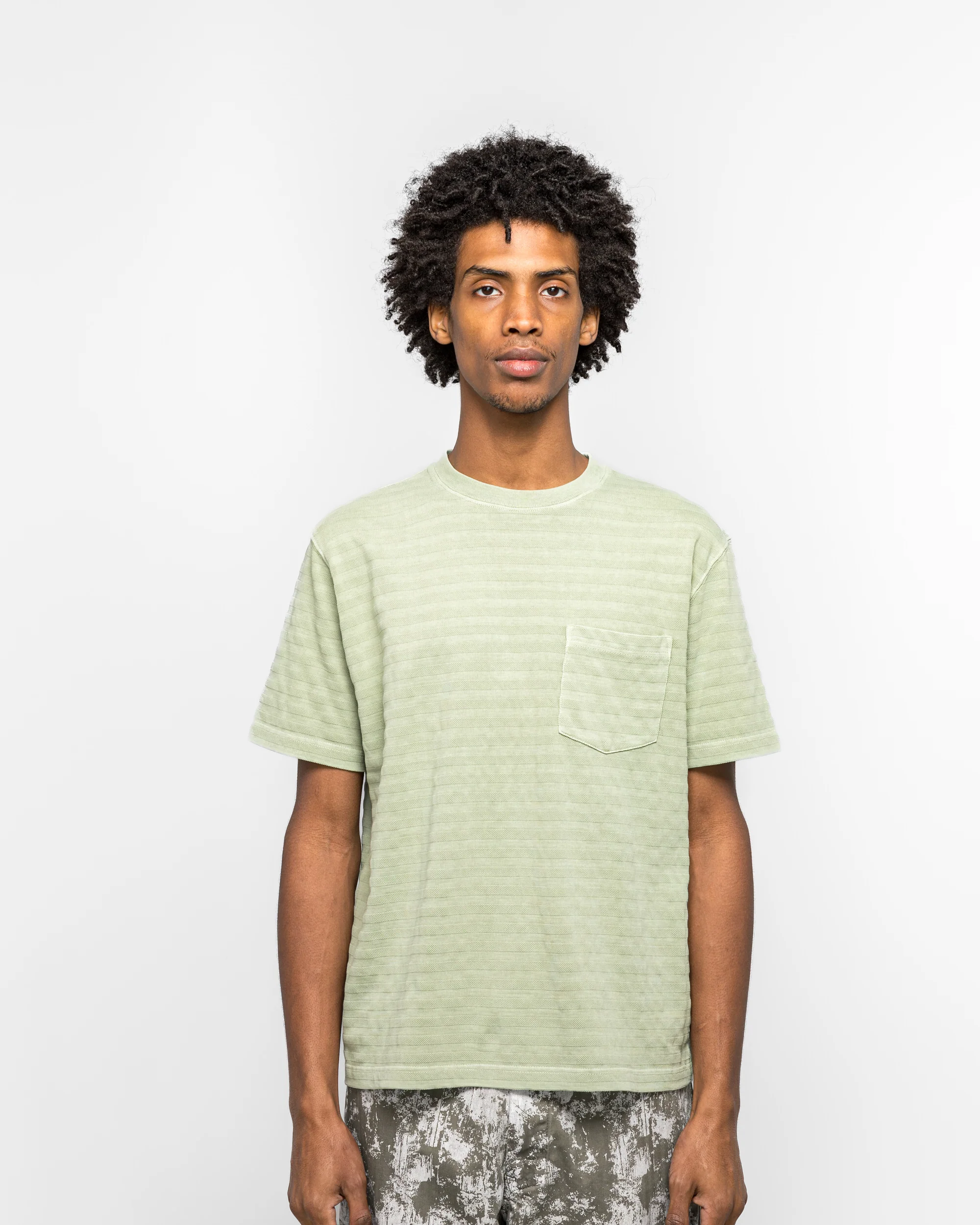Pocket Tee Pique - Mint Garment Dye - Image 2