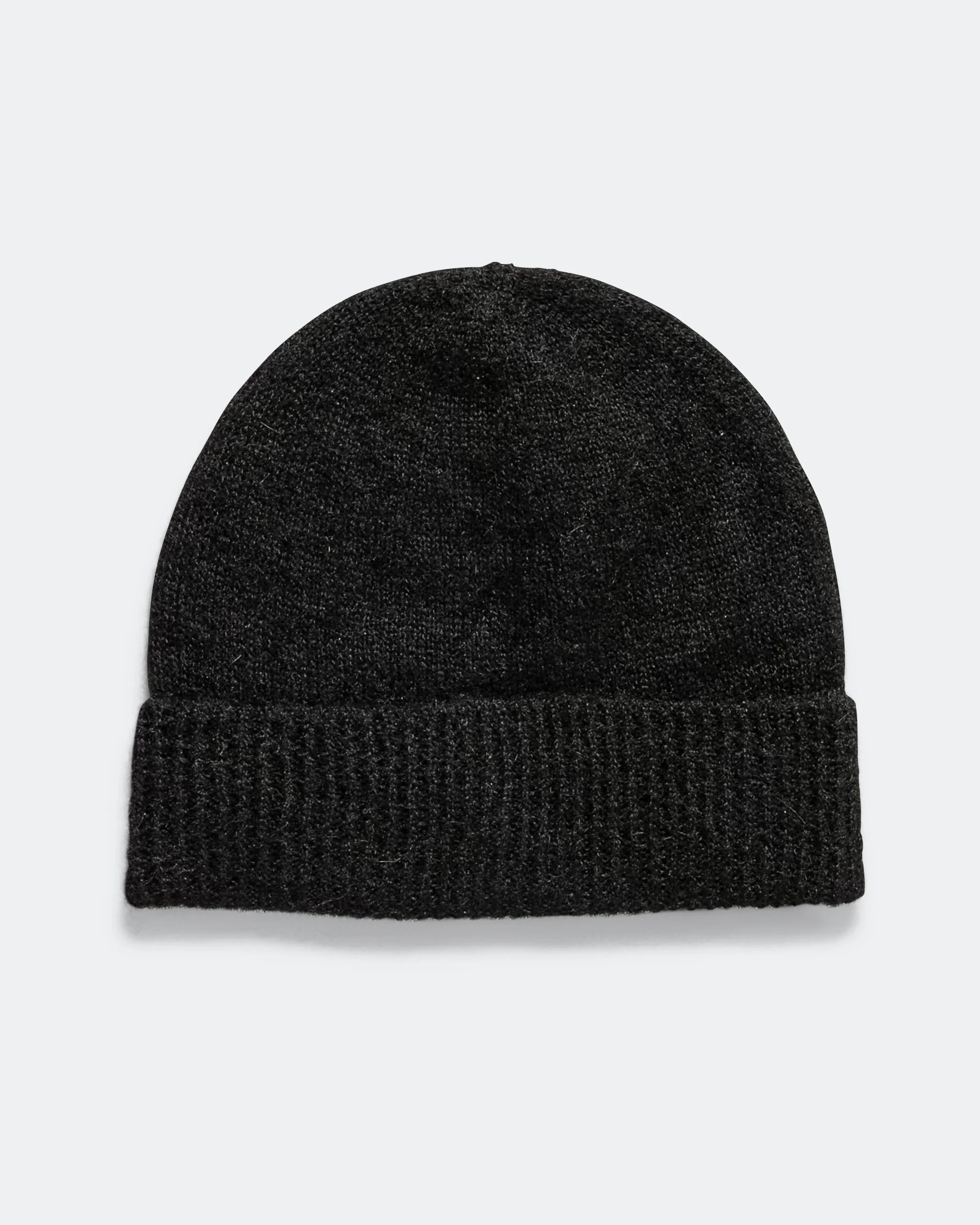 Beanie - Black Alpaca