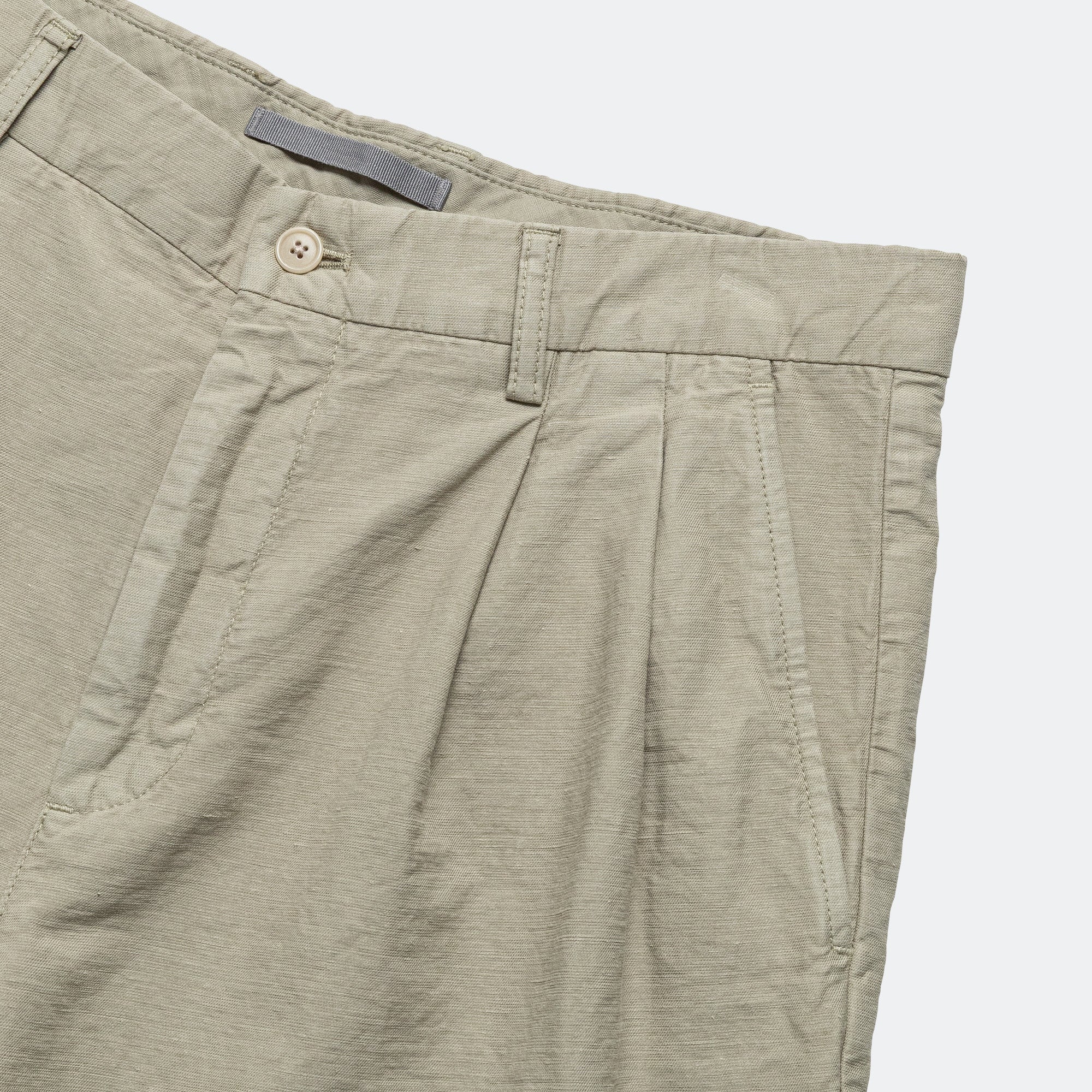 Benn Cotton Linen Shorts - Clay - Image 2