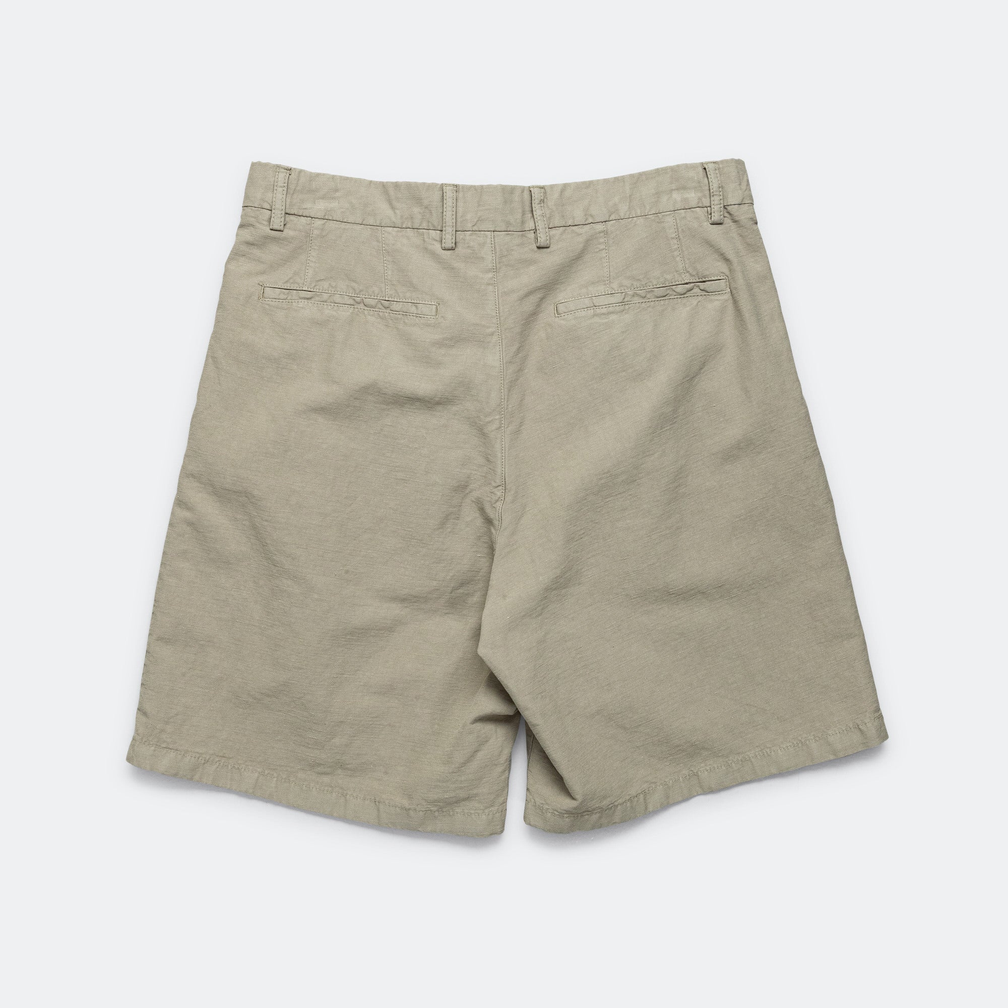 Benn Cotton Linen Shorts - Clay - Image 5