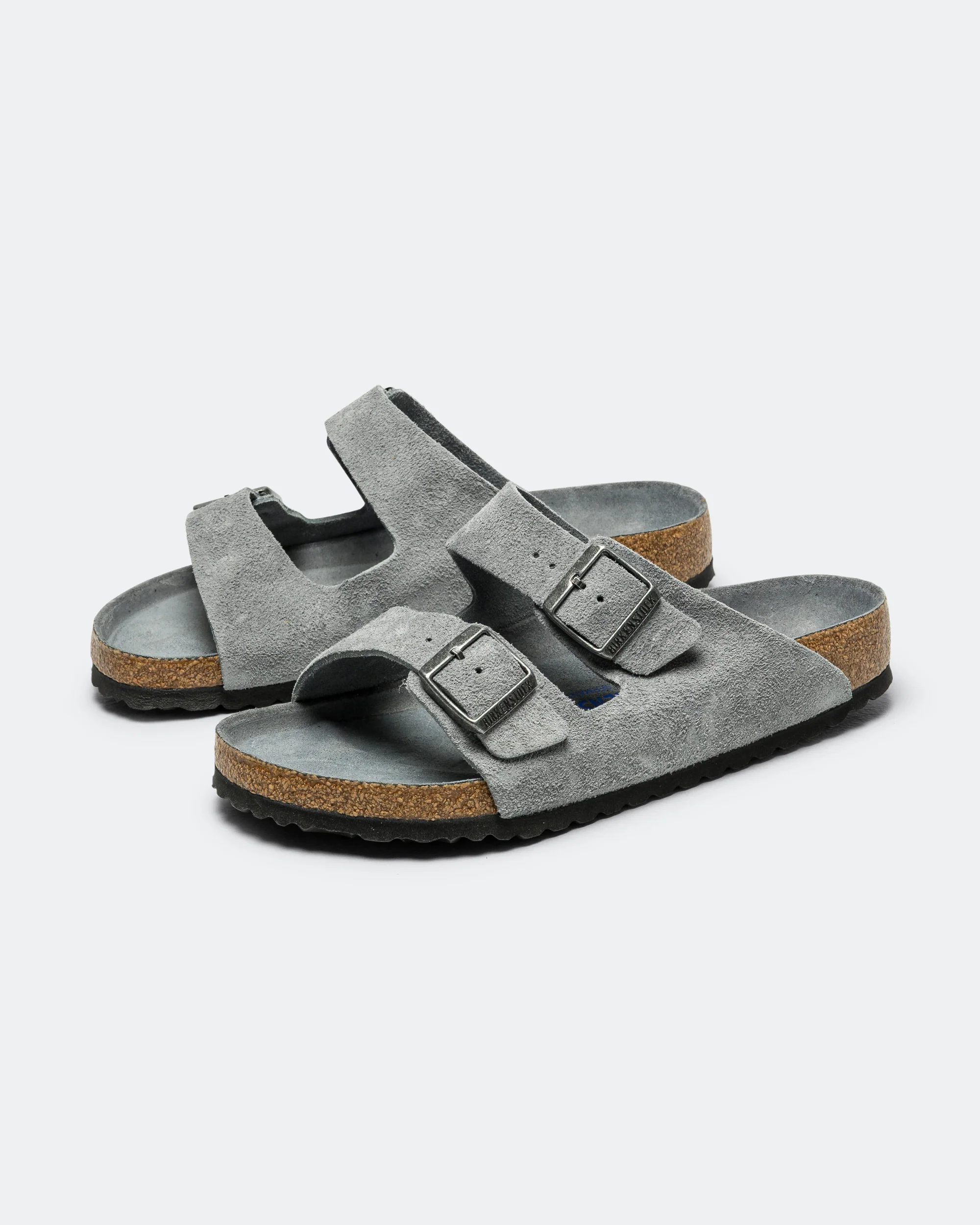 Arizona SFB - Basalt Grey Tonal Footbed Suede Leather - Image 2