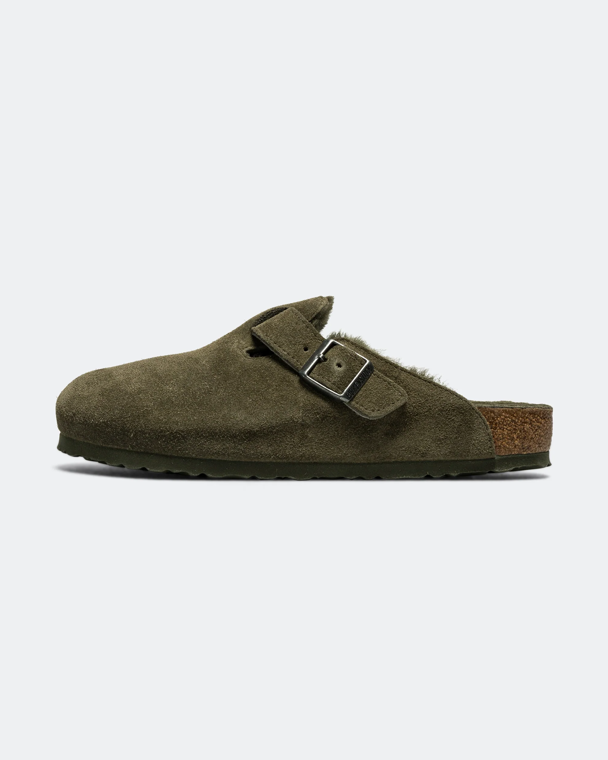 Boston - Thyme Suede Leather/Shearling