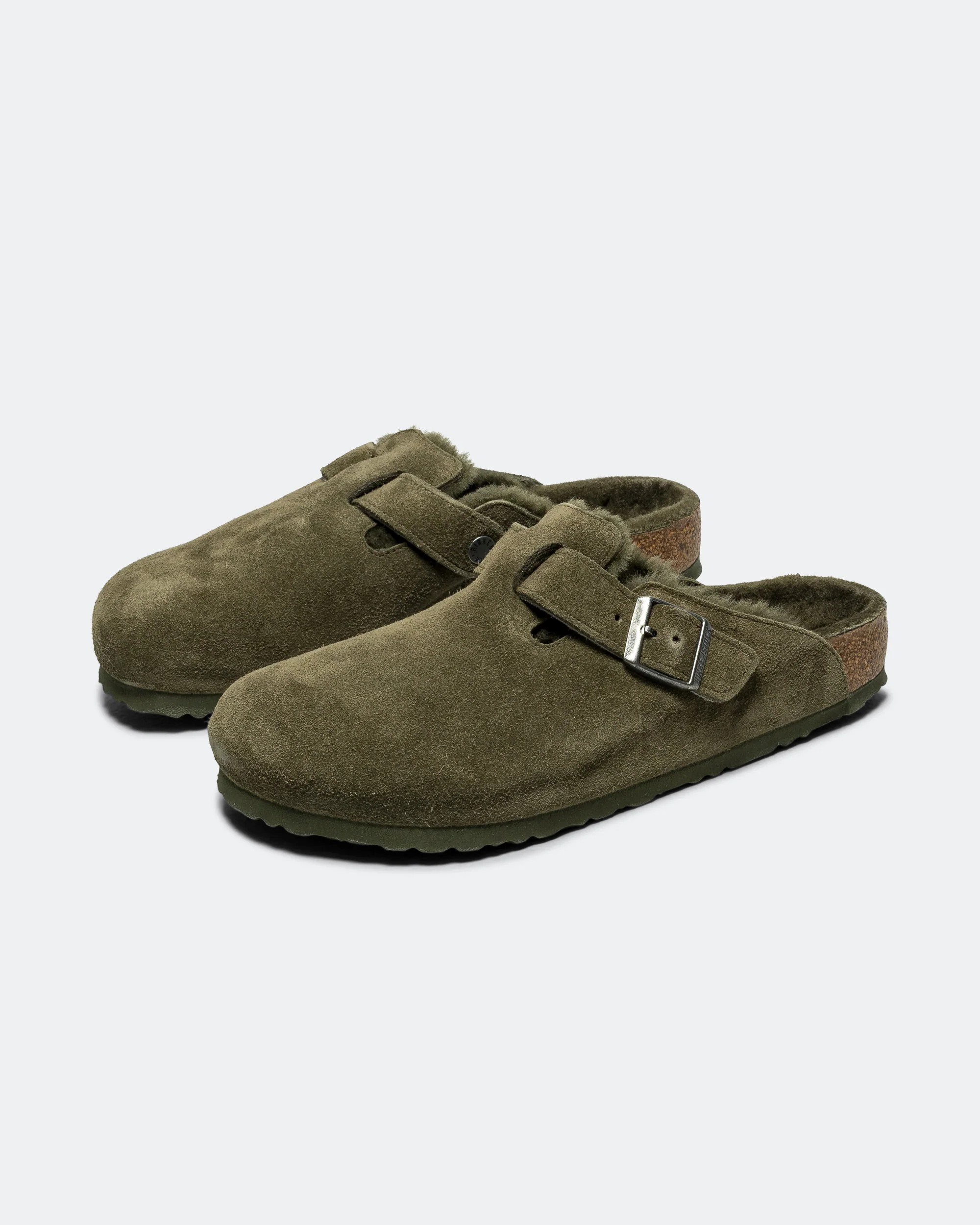 Boston - Thyme Suede Leather/Shearling - Image 2