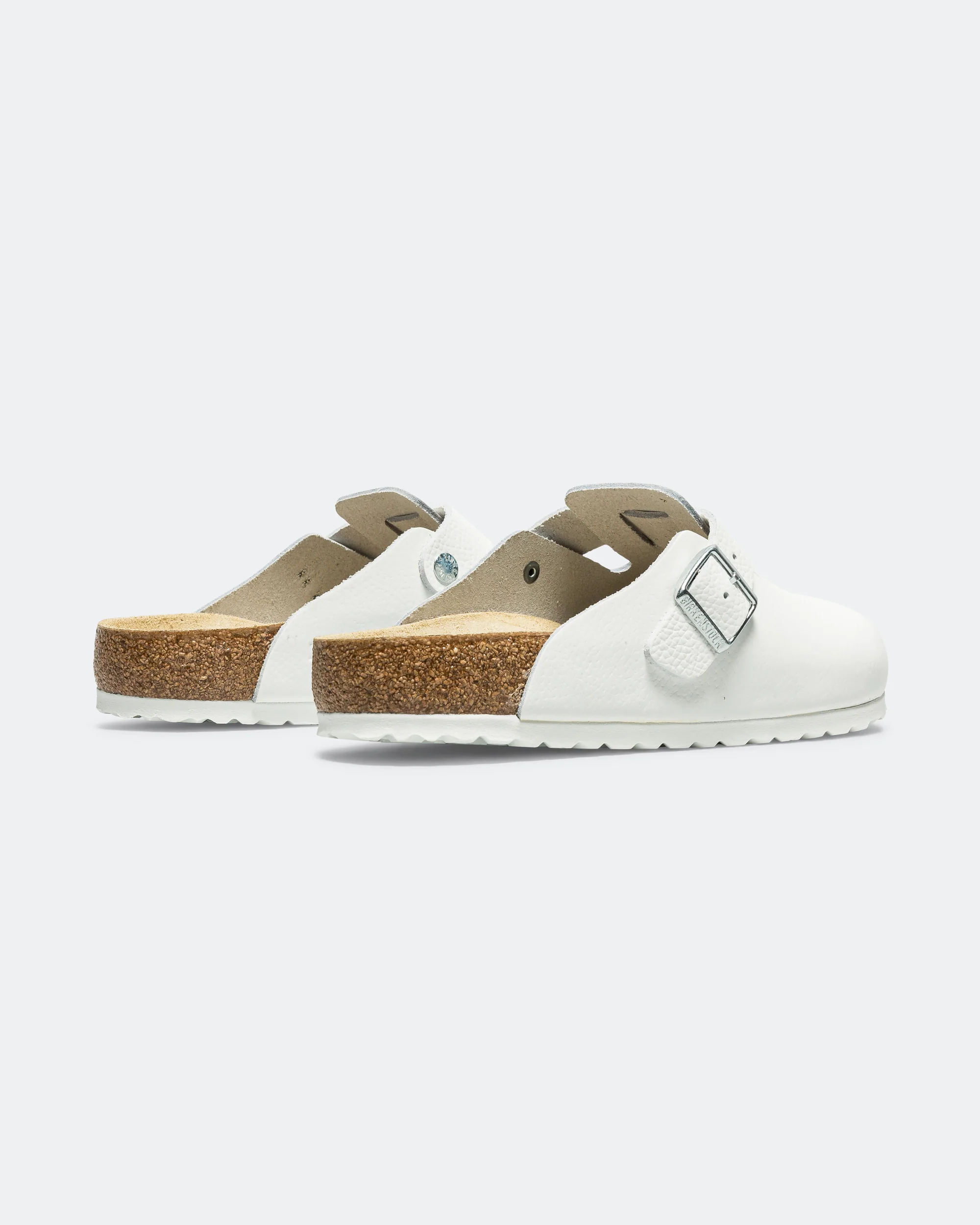 Boston - White Smooth Leather - Image 3