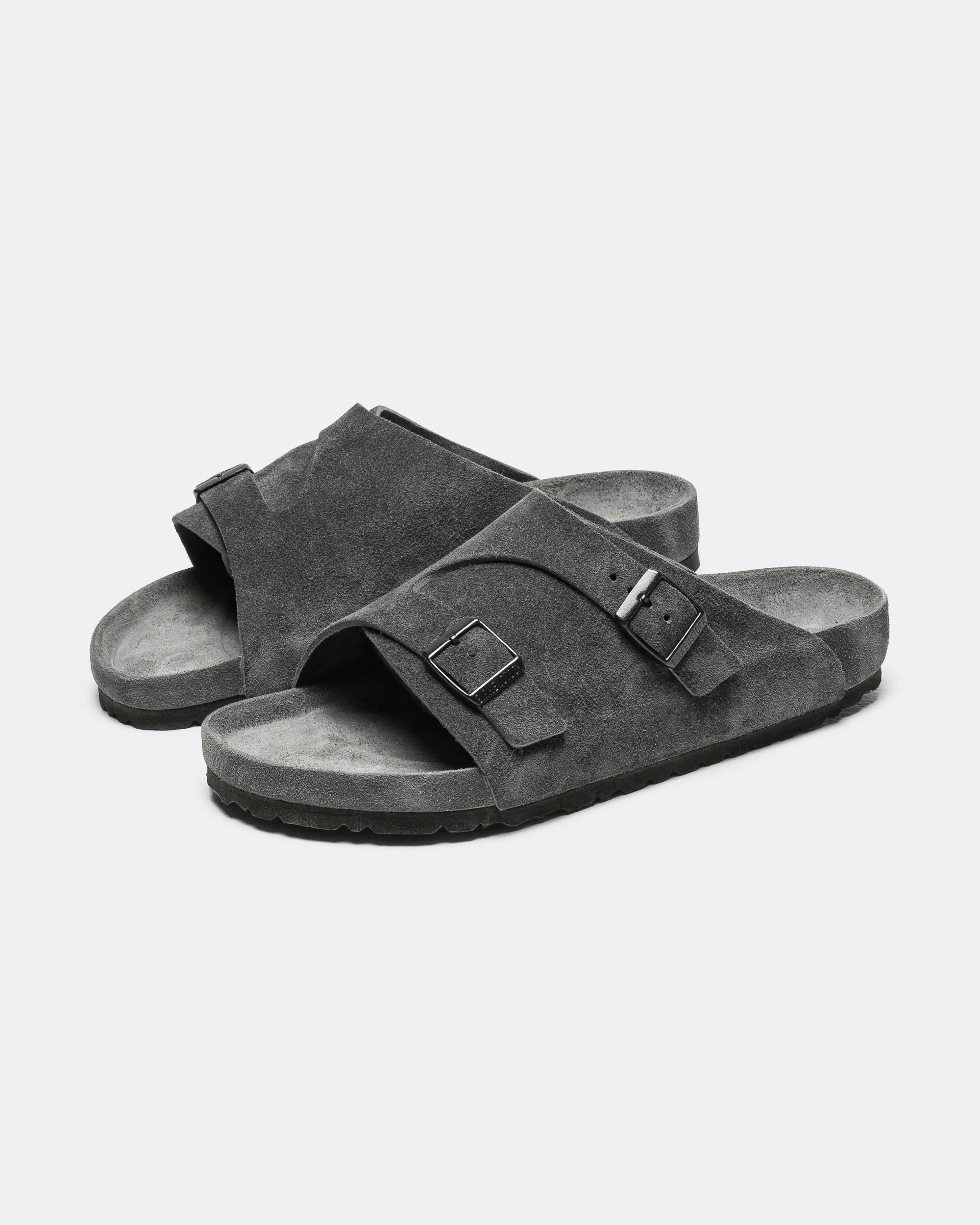 Zurich Exquisite - Charcoal Suede Leather - Image 2