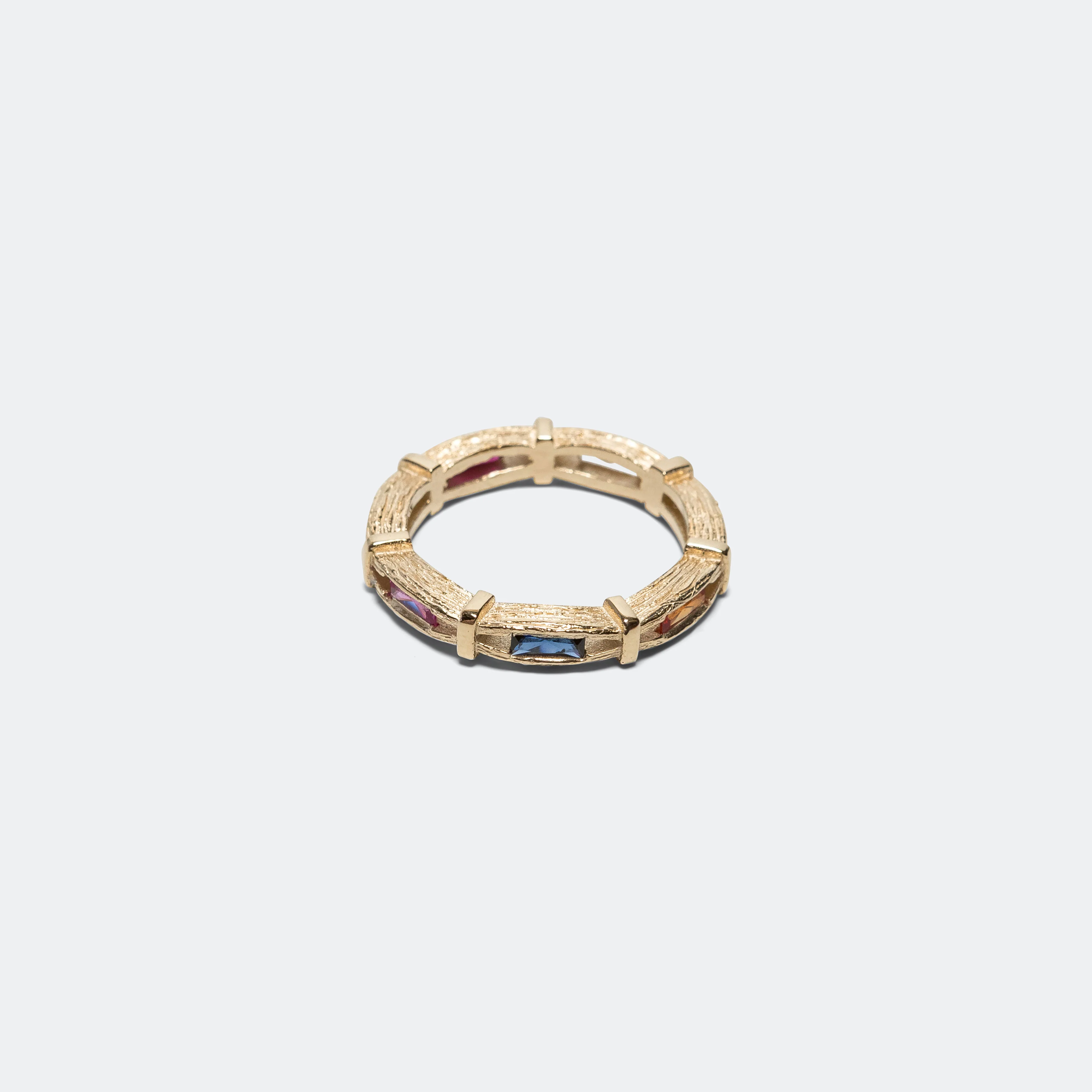 Bound Oak Eternity Ring - 9K Gold - Image 2