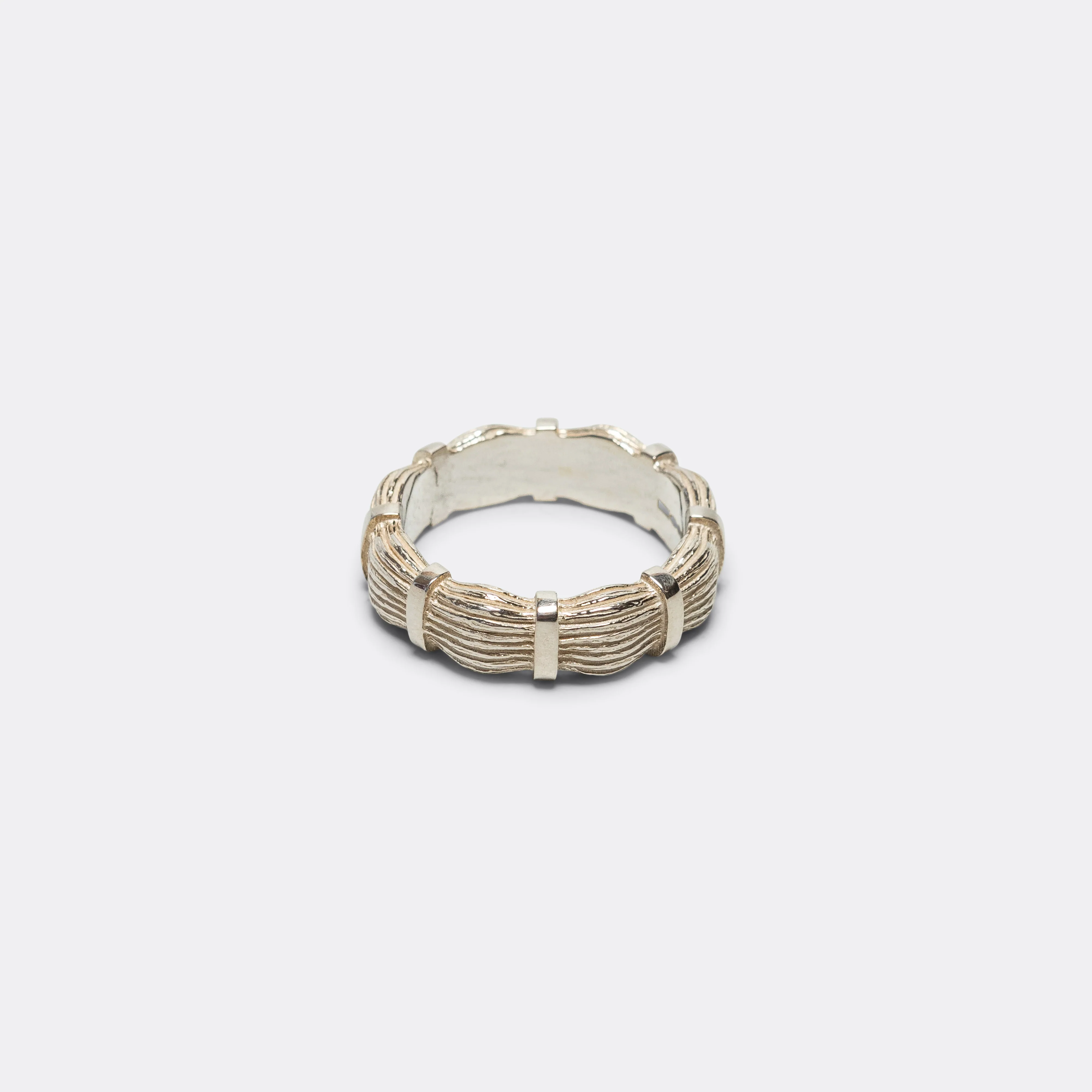 Bound Willow Band Ring - 925 Silver