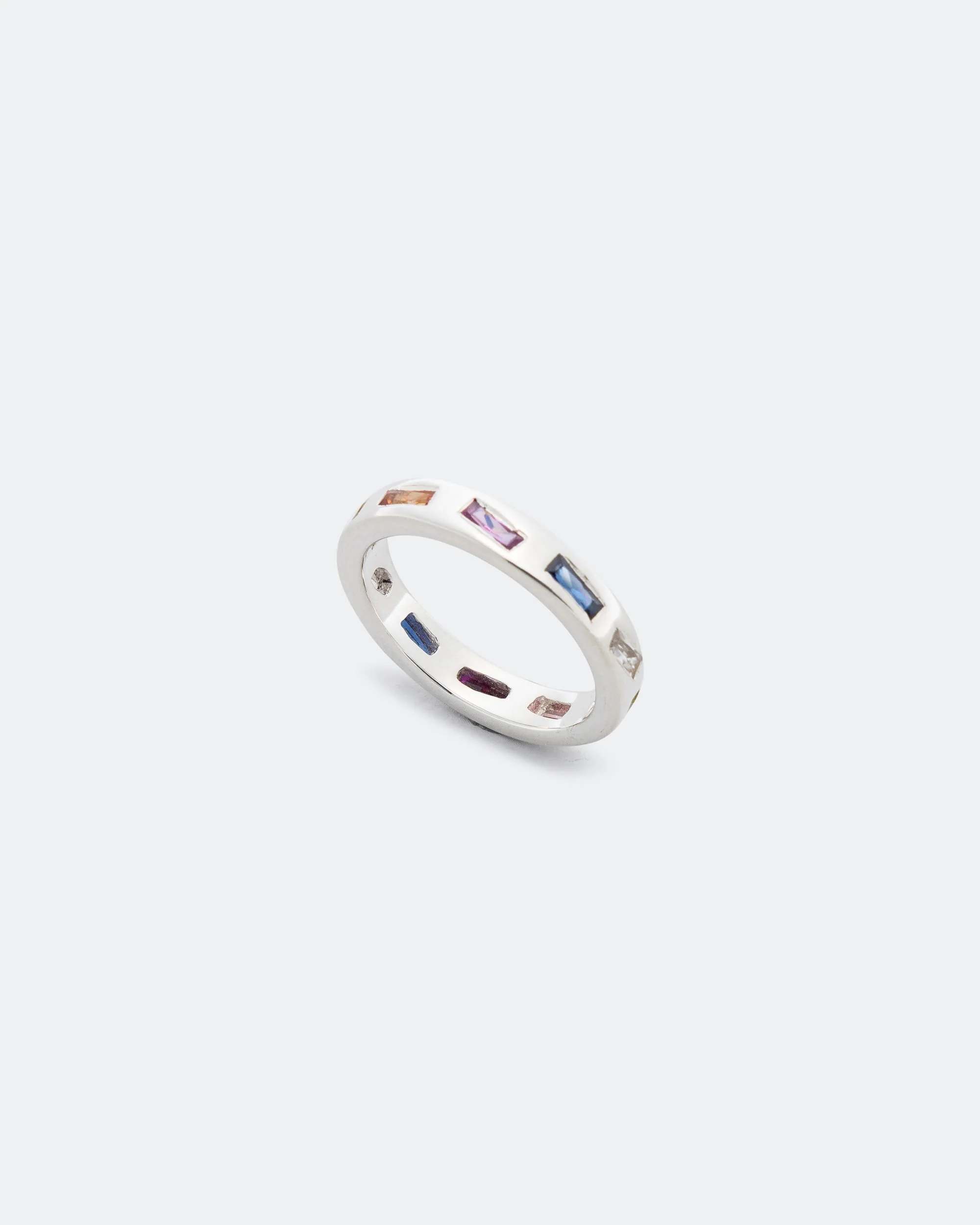 Mini Lotus Ring (Multi) - 925 Silver - Image 4