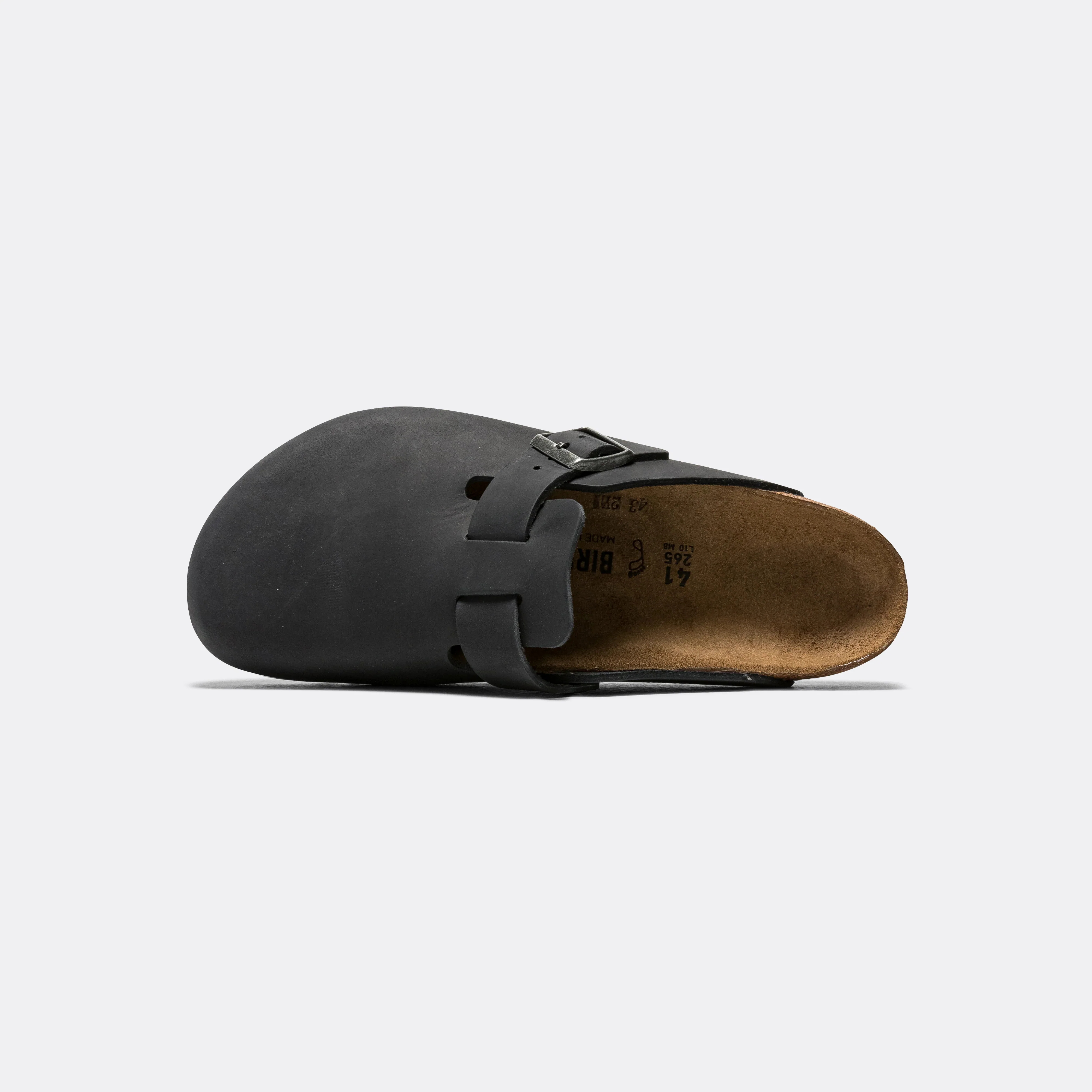 Boston - Black Oiled Leather - Image 4
