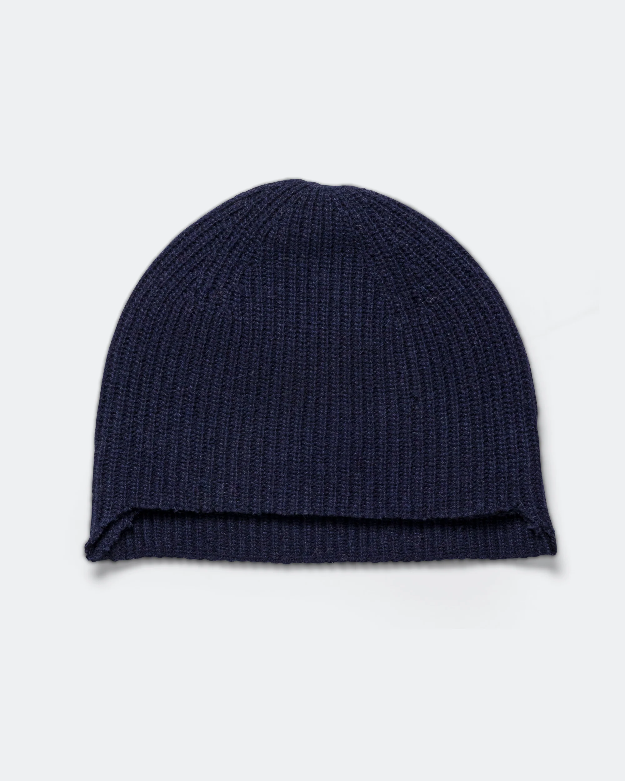 Seaman's Beanie - Navy Heavy Rib Knit
