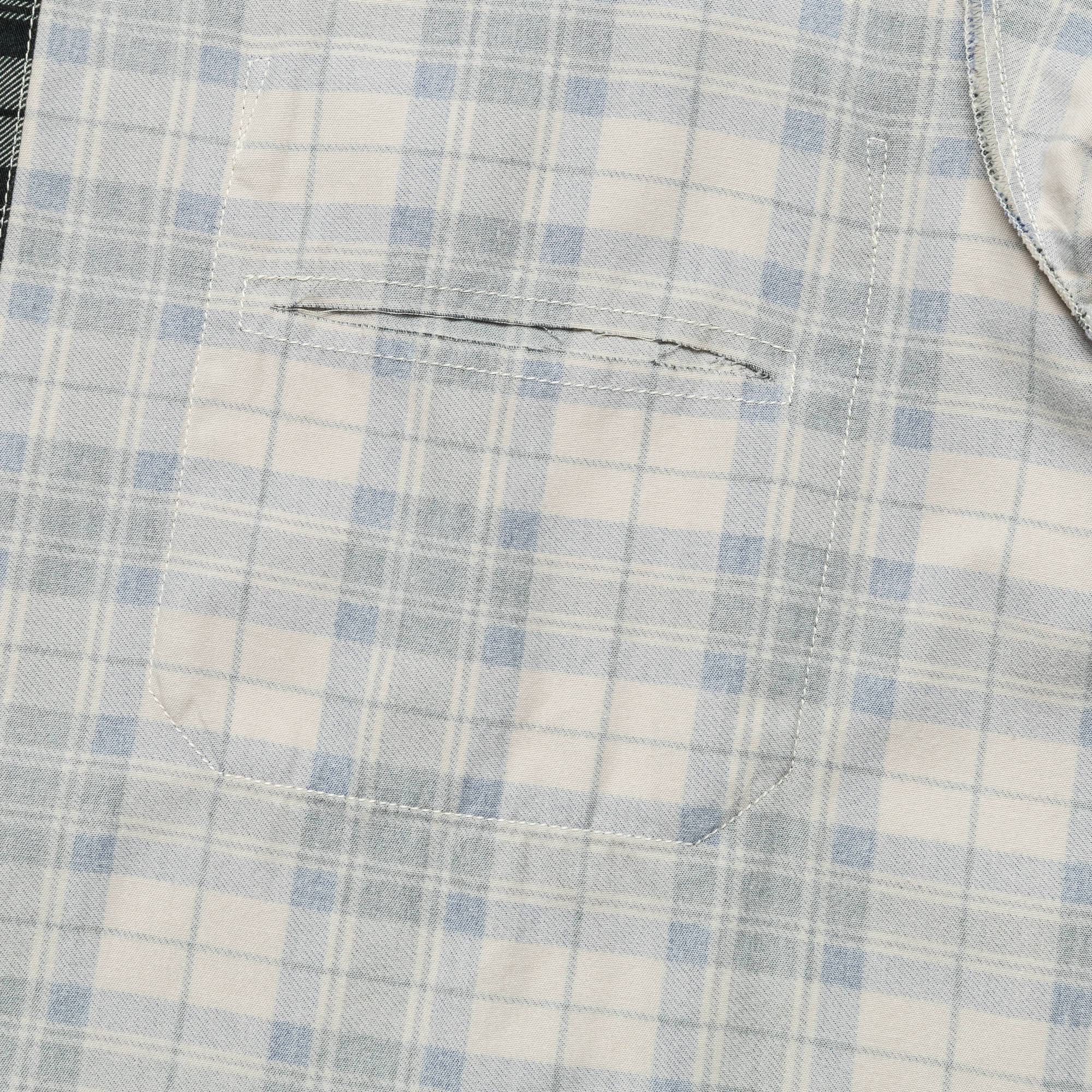 Reversible Checkered Shirt - Black/White - Image 3