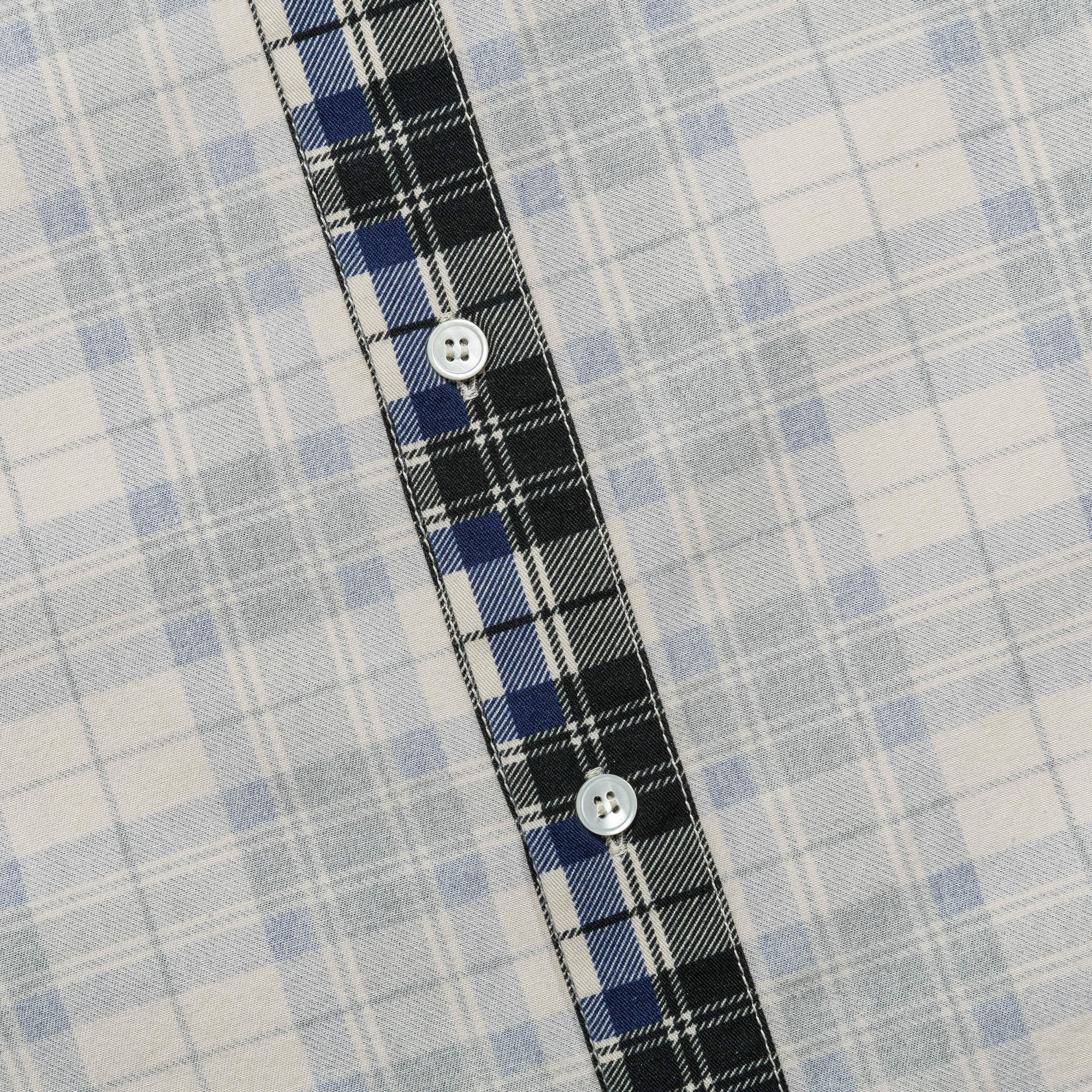 Reversible Checkered Shirt - Black/White - Image 4