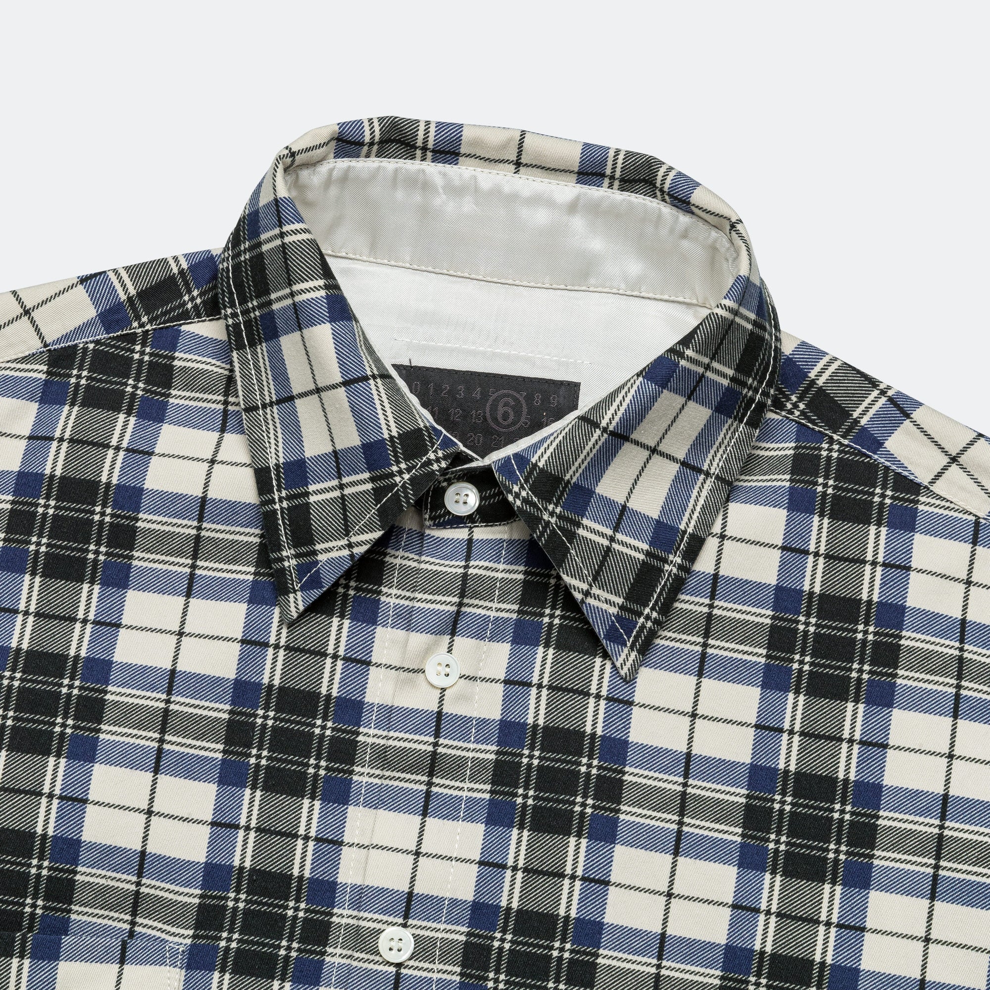 Reversible Checkered Shirt - Black/White - Image 8
