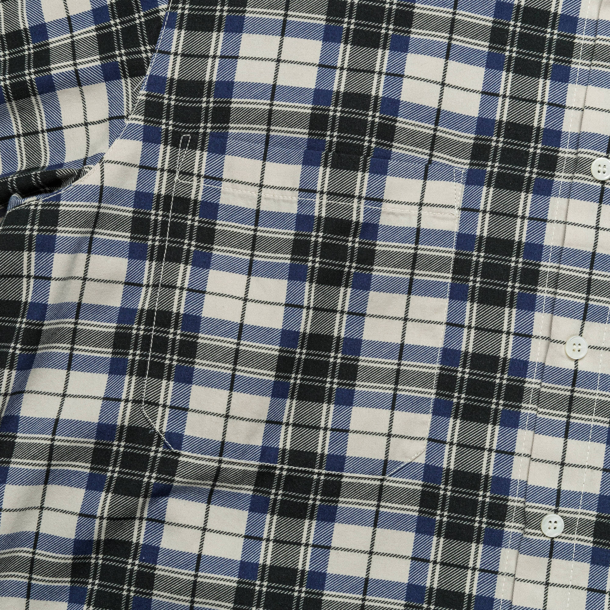 Reversible Checkered Shirt - Black/White - Image 9