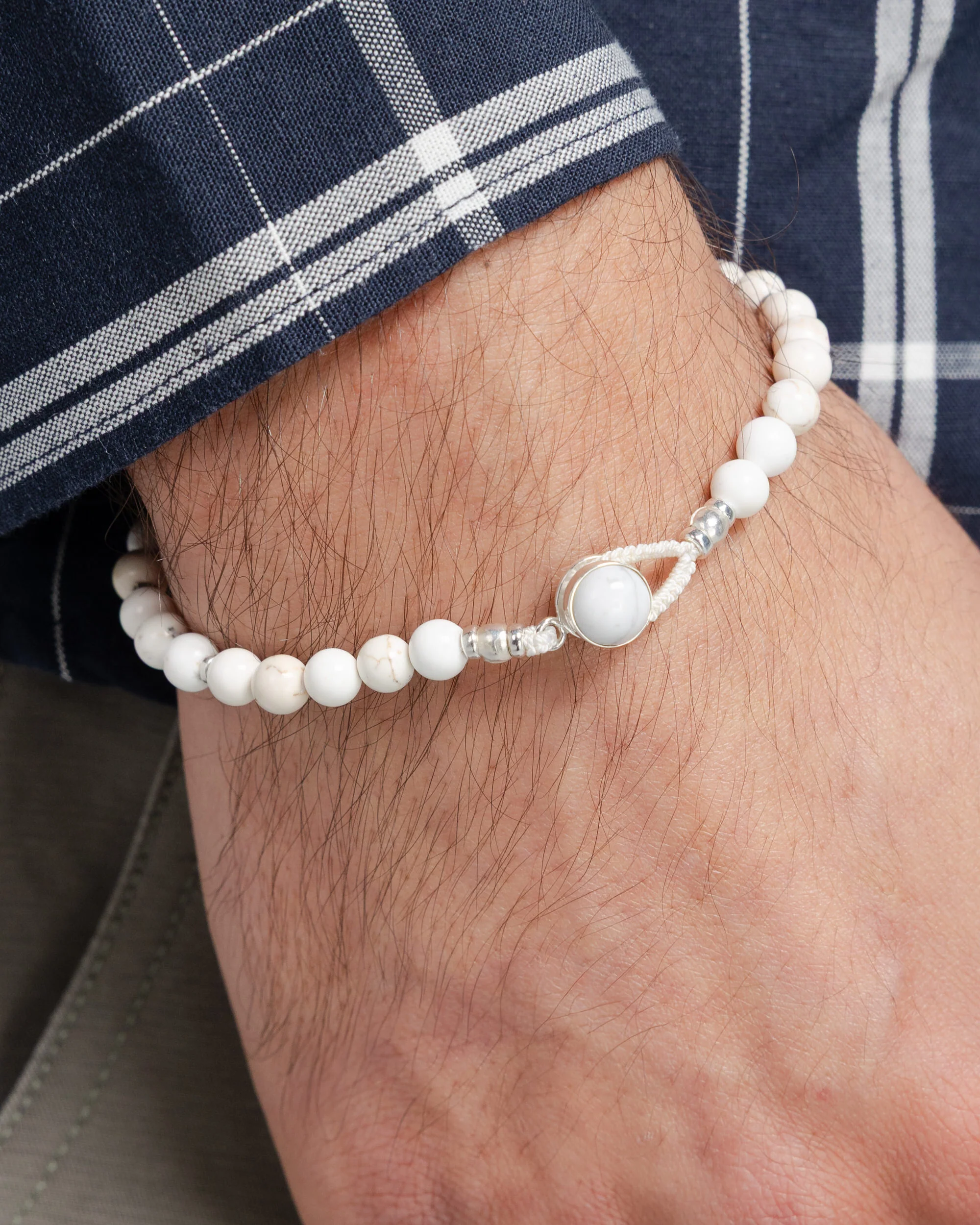 Circle8 Bracelet - Magnesite/925 Silver - Image 2
