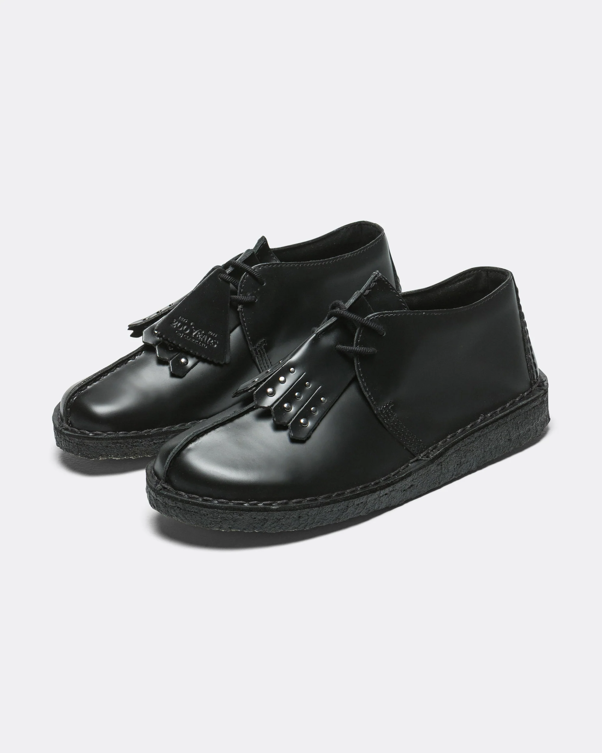 Womens Desert Trek - Black Interest Leather - Image 2