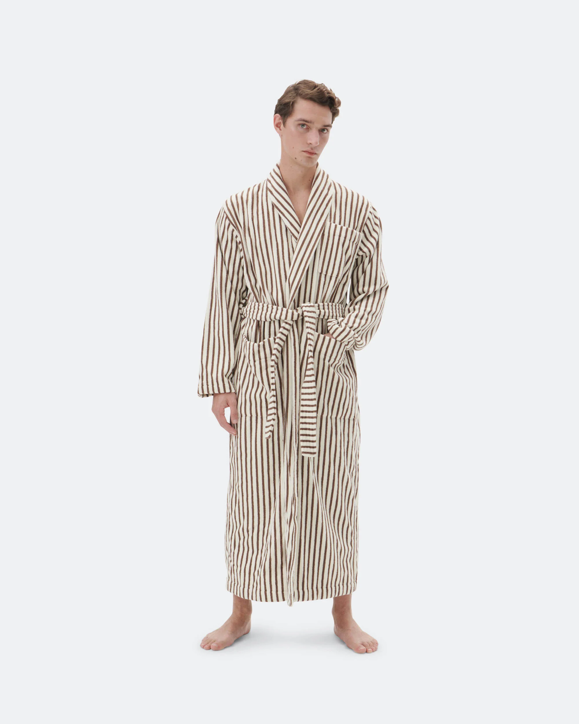 Classic Bathrobe - Kodiak Stripes - Image 7