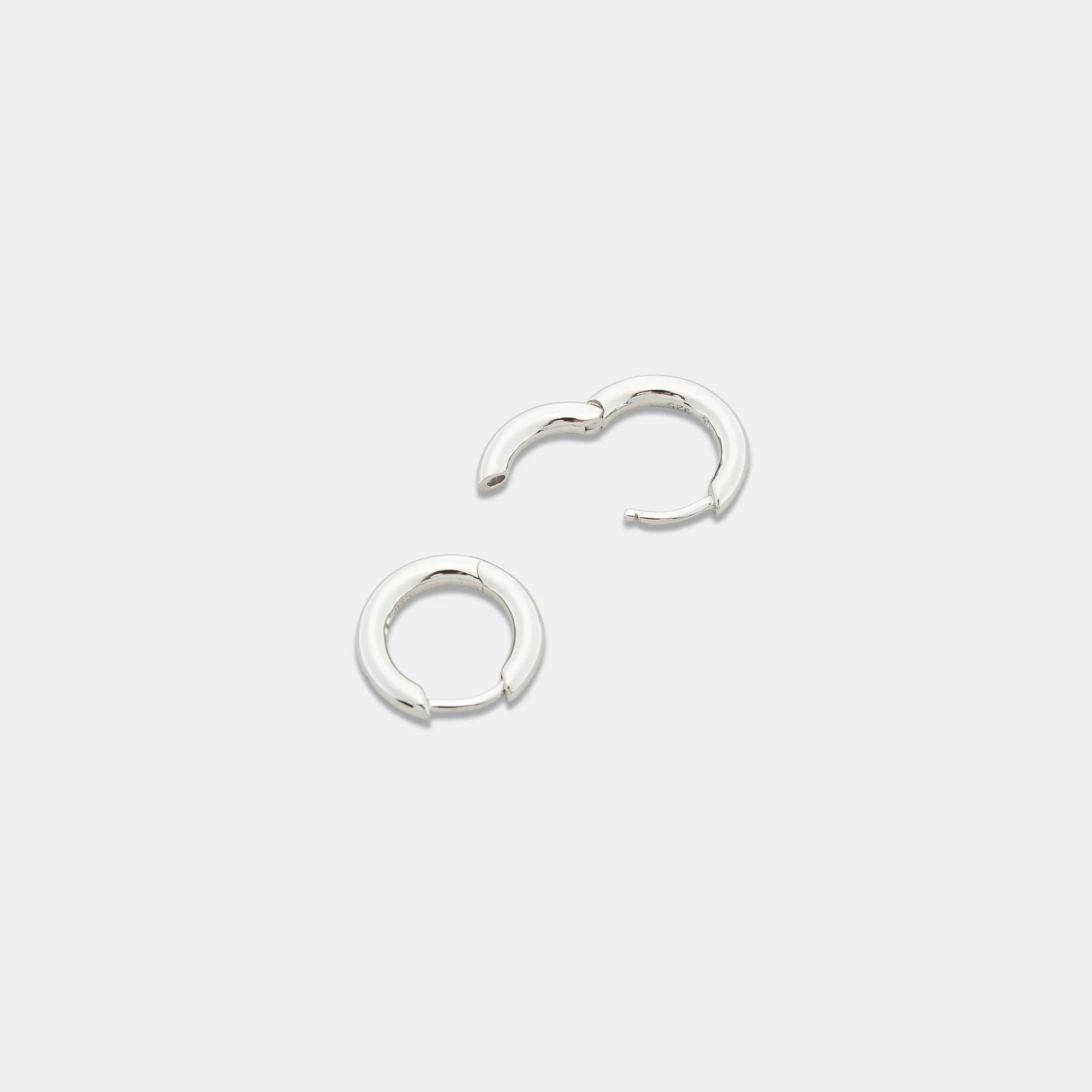 Classic Hoops Small - 925 Silver - Image 4