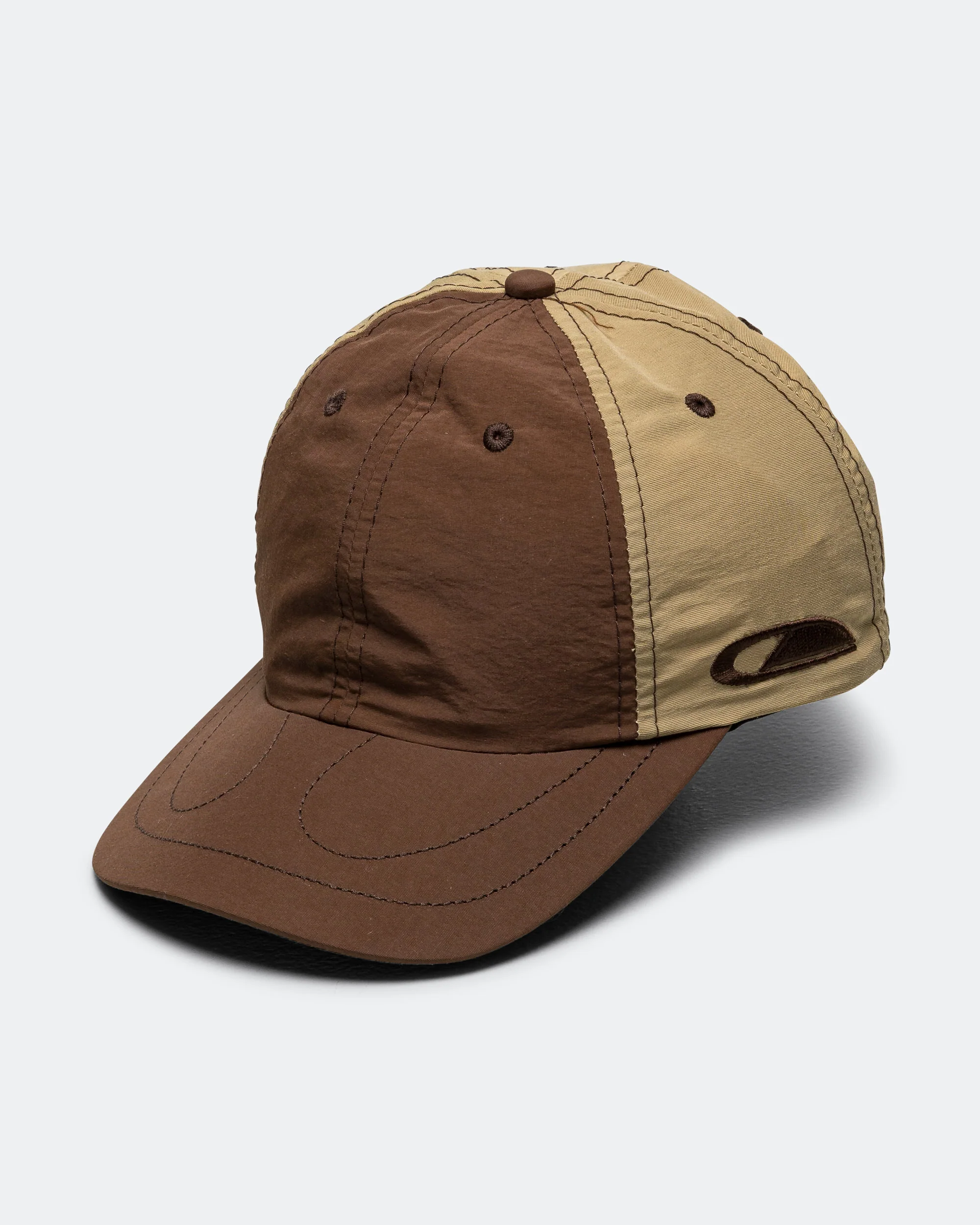 Horseshoe 6-Panel Nylon Hat - Wheat Brown