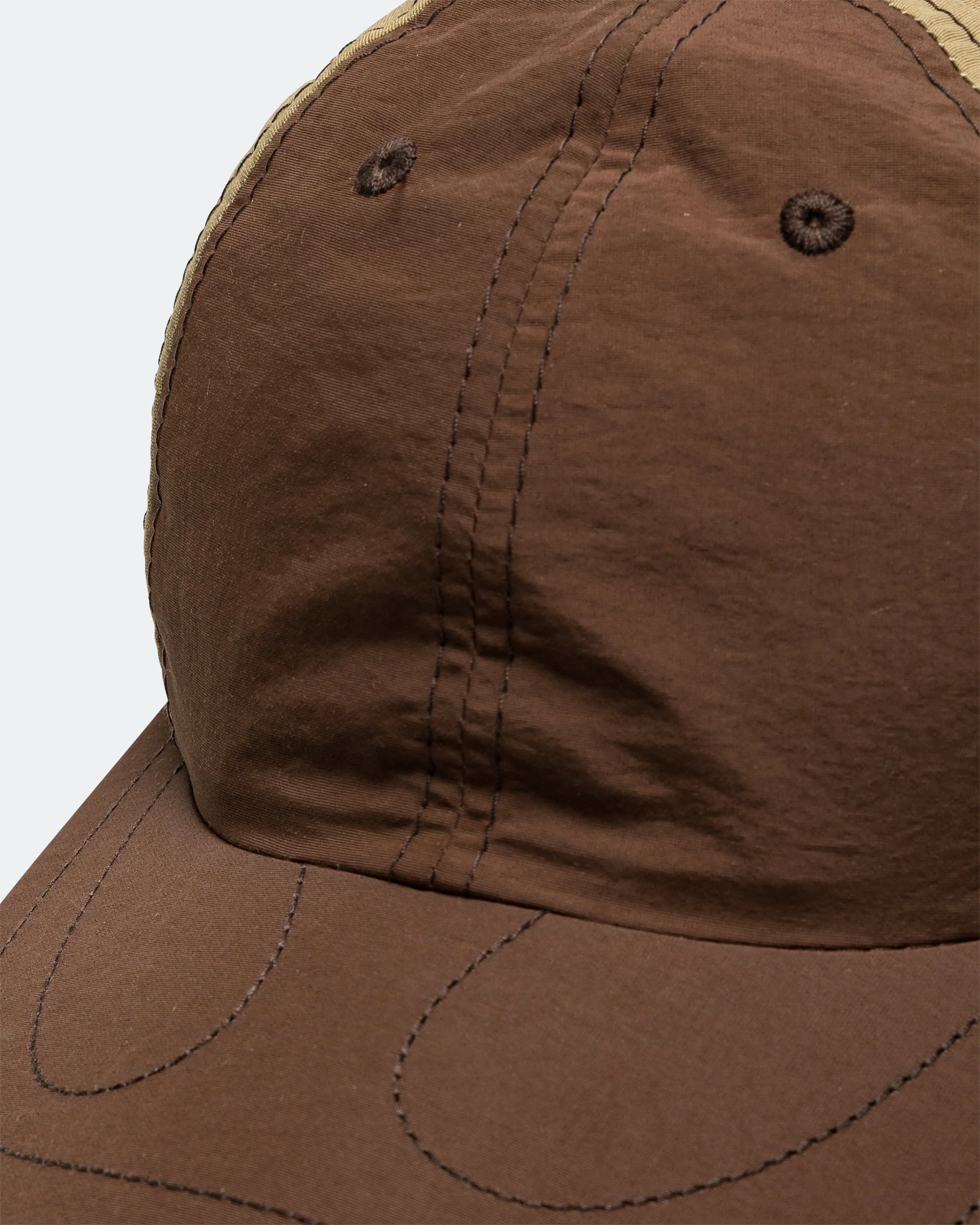 Horseshoe 6-Panel Nylon Hat - Wheat Brown - Image 2