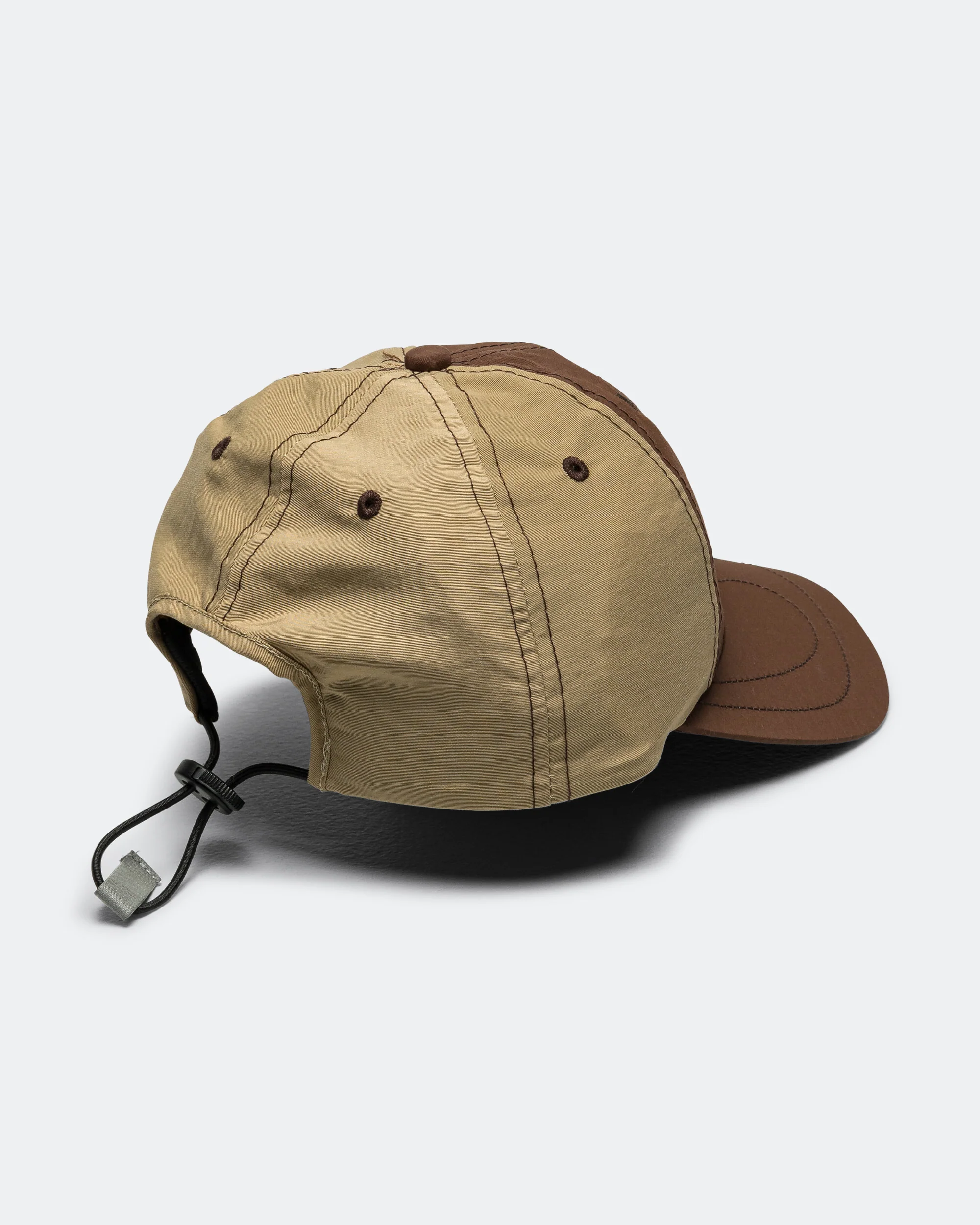 Horseshoe 6-Panel Nylon Hat - Wheat Brown - Image 3