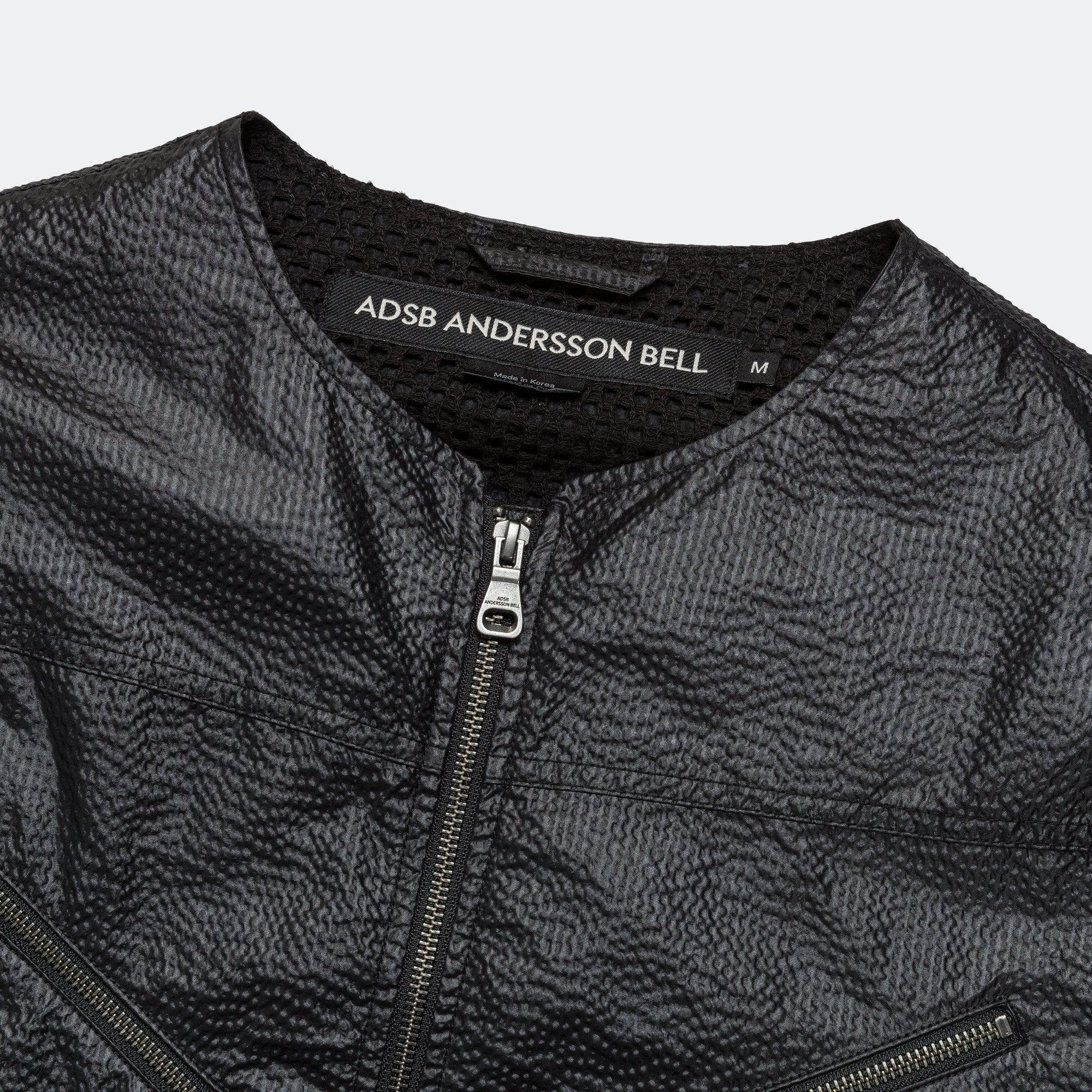 Convex Collarless Jacket - Black - Image 2