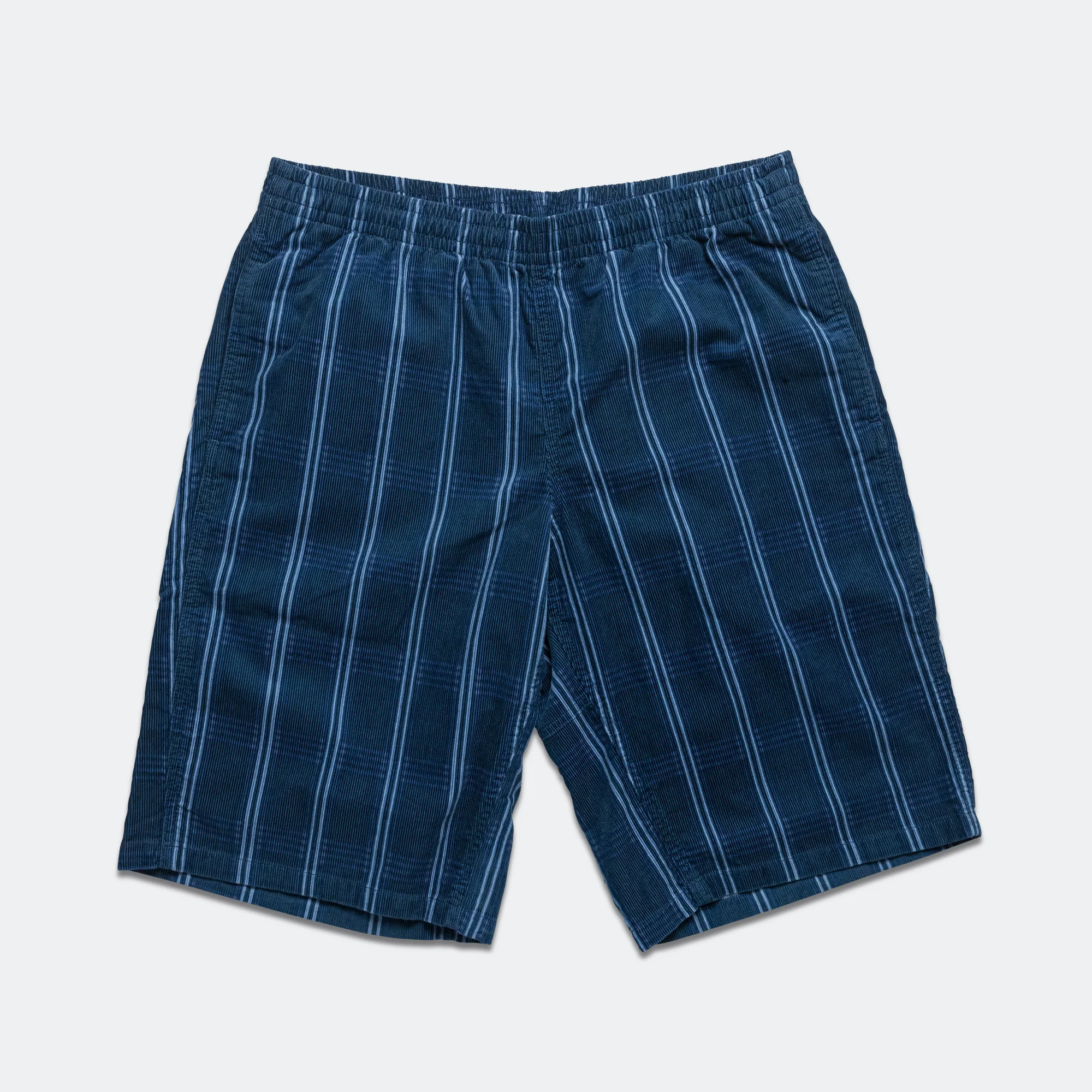 Corduroy Swell Short - Navy Check