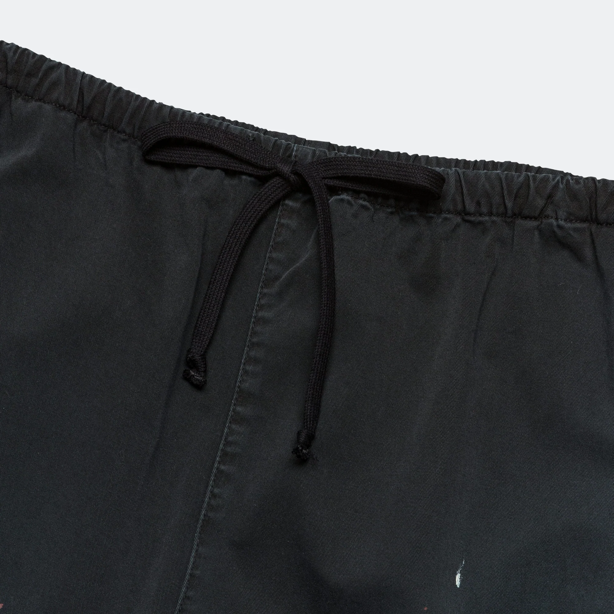 Cotton Jersey Paint Splatter Pants - Black - Image 3