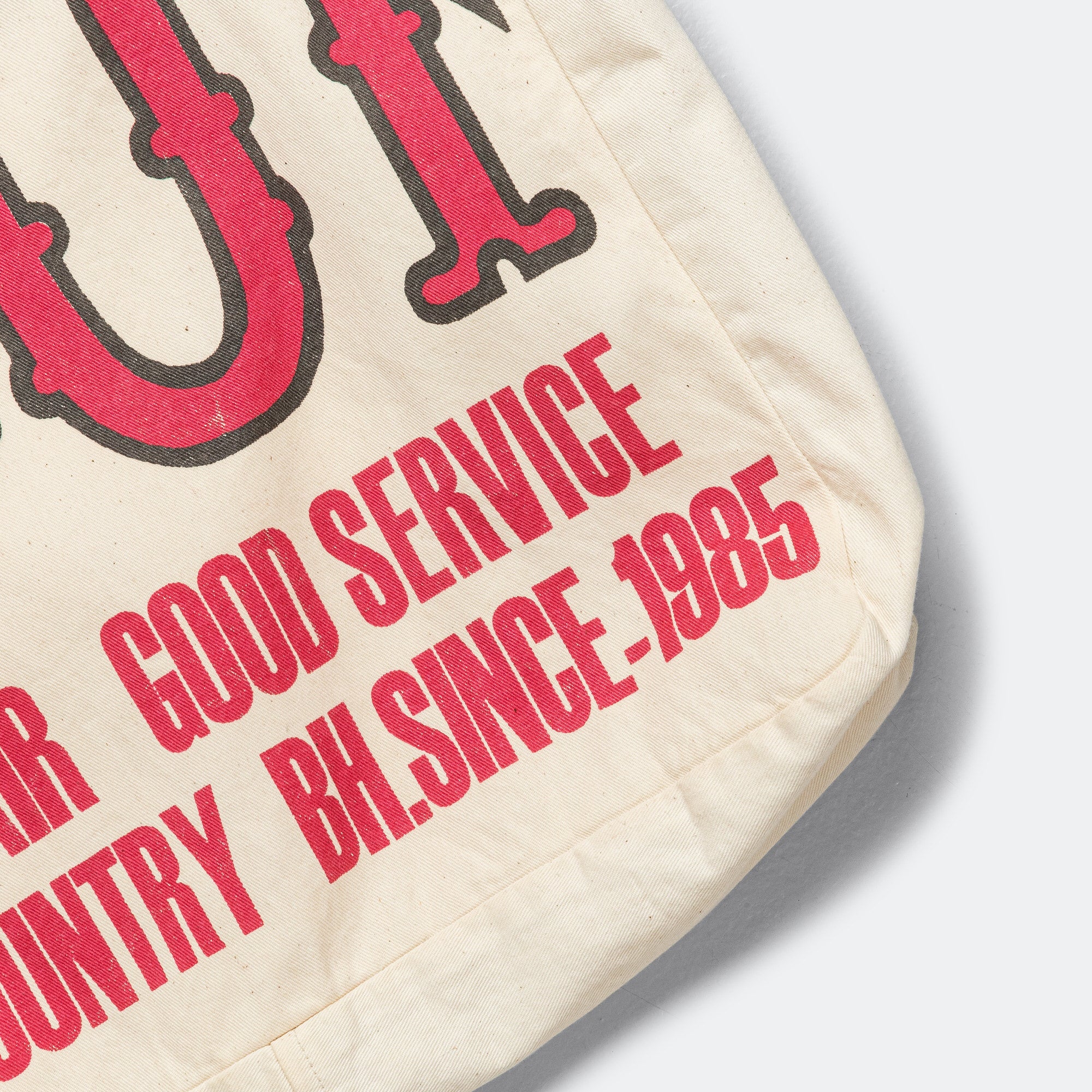 Cotton Twill KOUNTRY FACTORY Book Bag - Ecru - Image 3