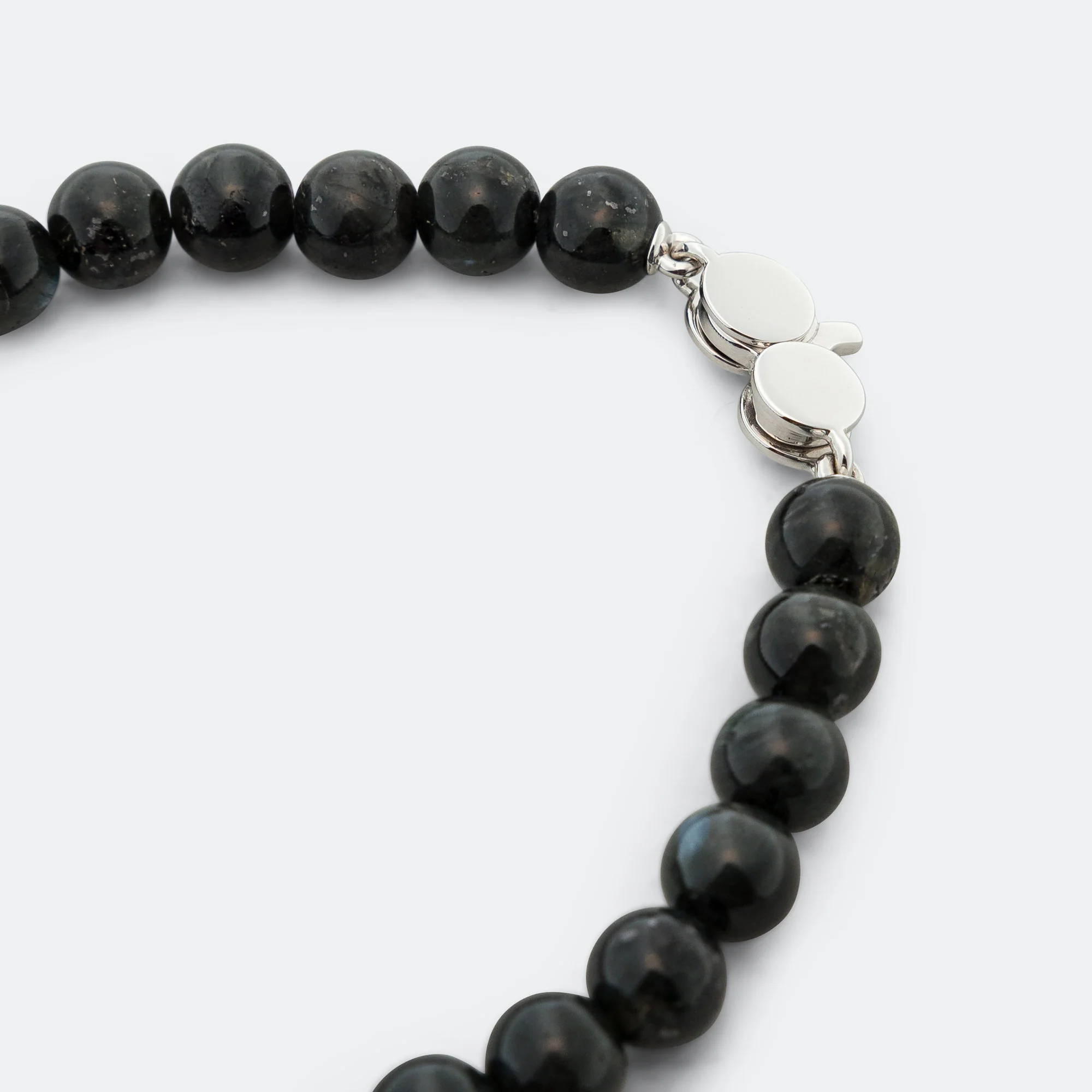 Cove Bracelet - Black Larvikite/925 Silver - Image 2