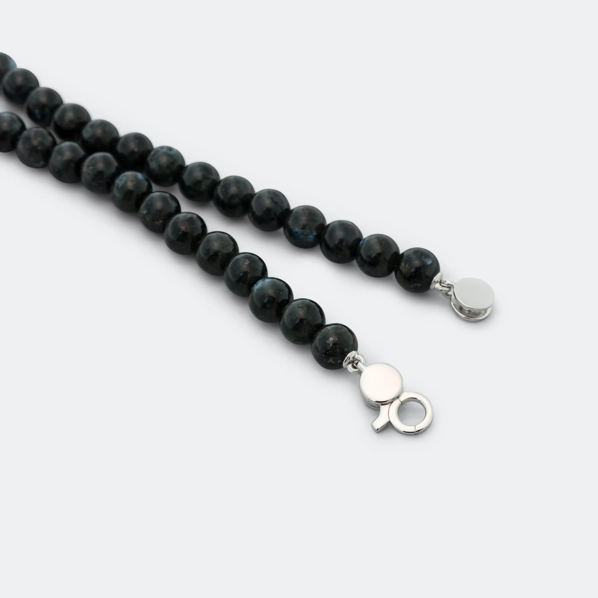 Cove Necklace - Black Larvikite/925 Silver - Image 2