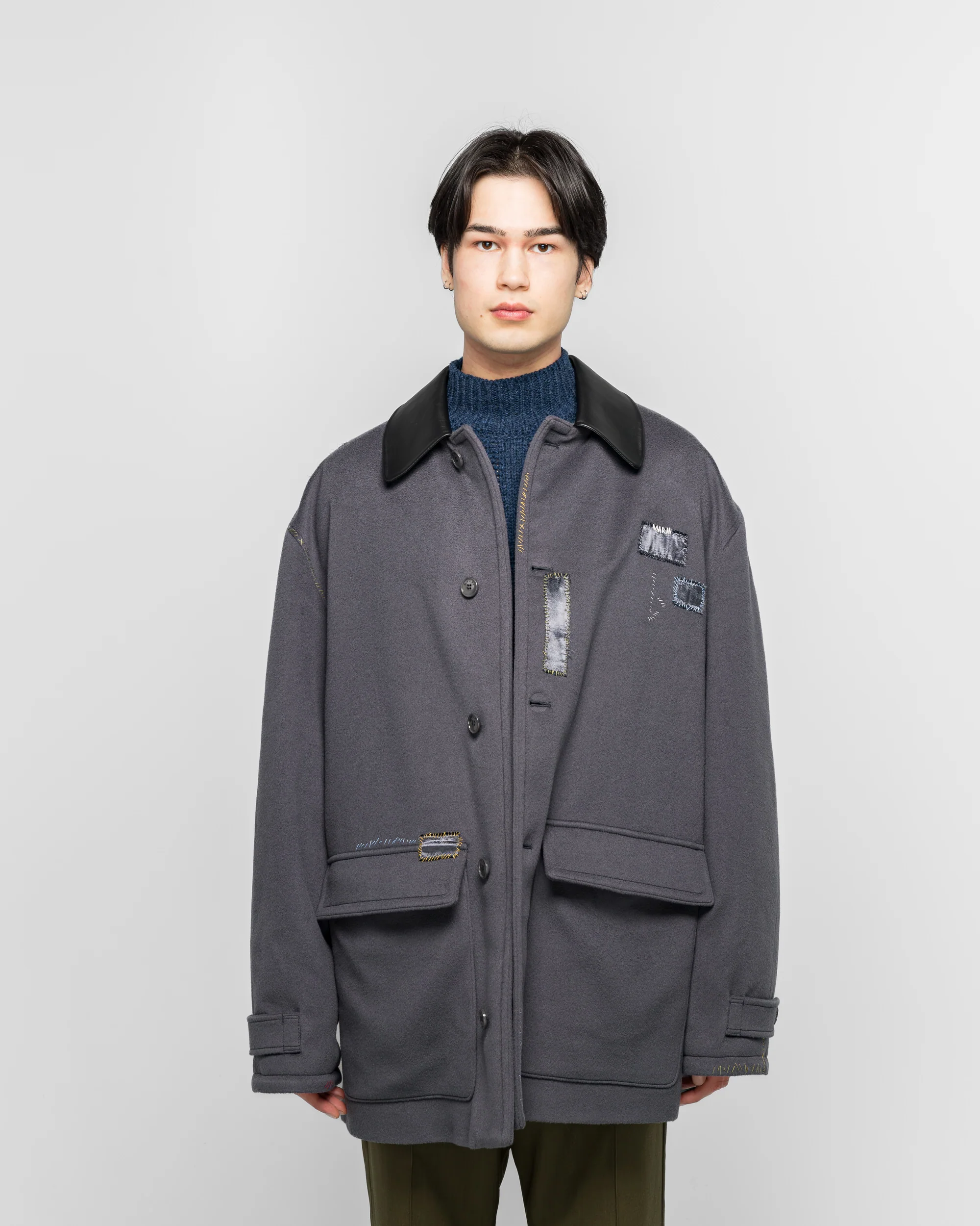 Coverall Jacket - Navy - Image 2