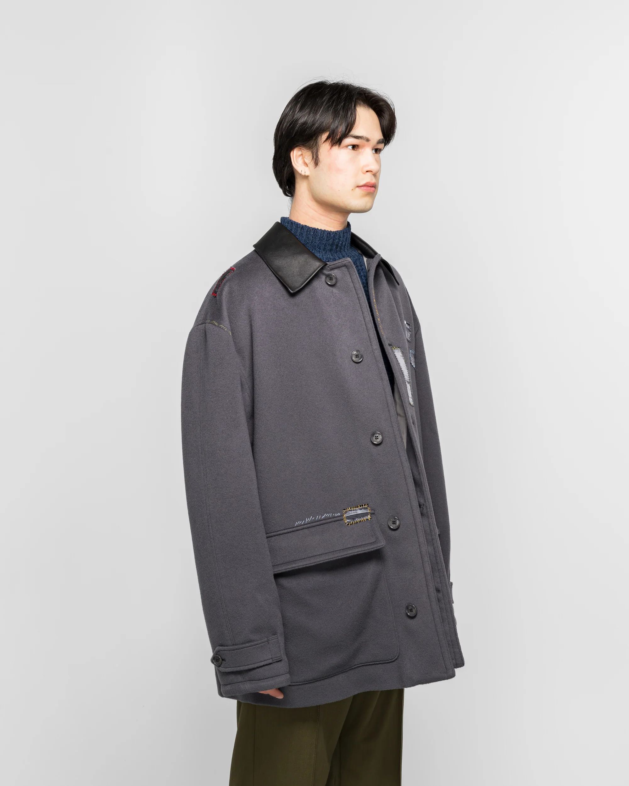 Coverall Jacket - Navy - Image 3