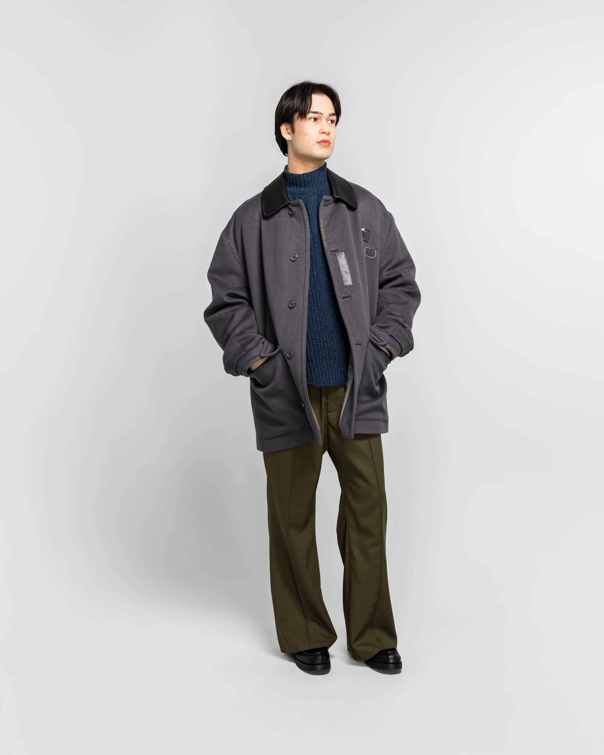 Coverall Jacket - Navy - Image 6