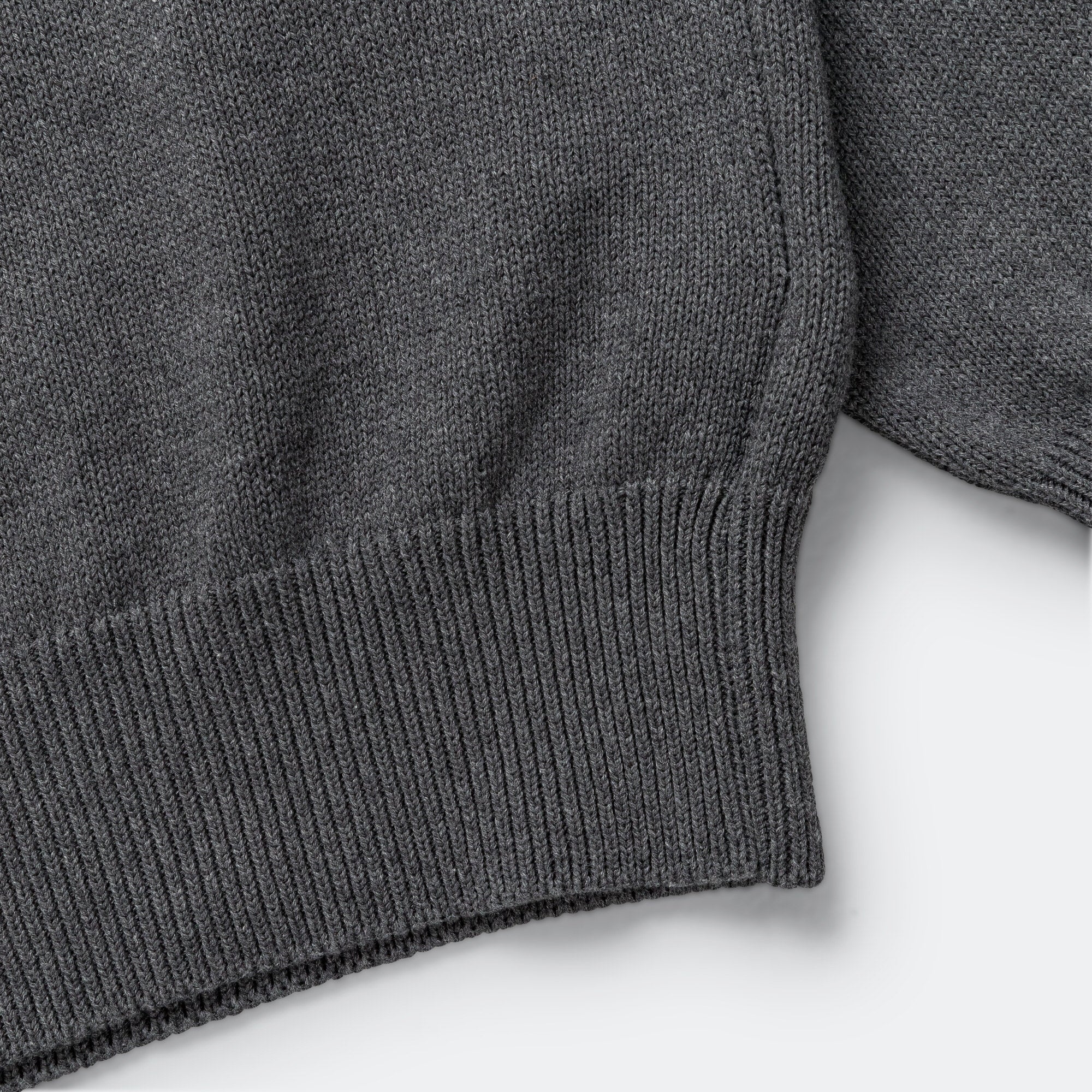 Cross Over Crew - Dry Cotton Charcoal - Image 5