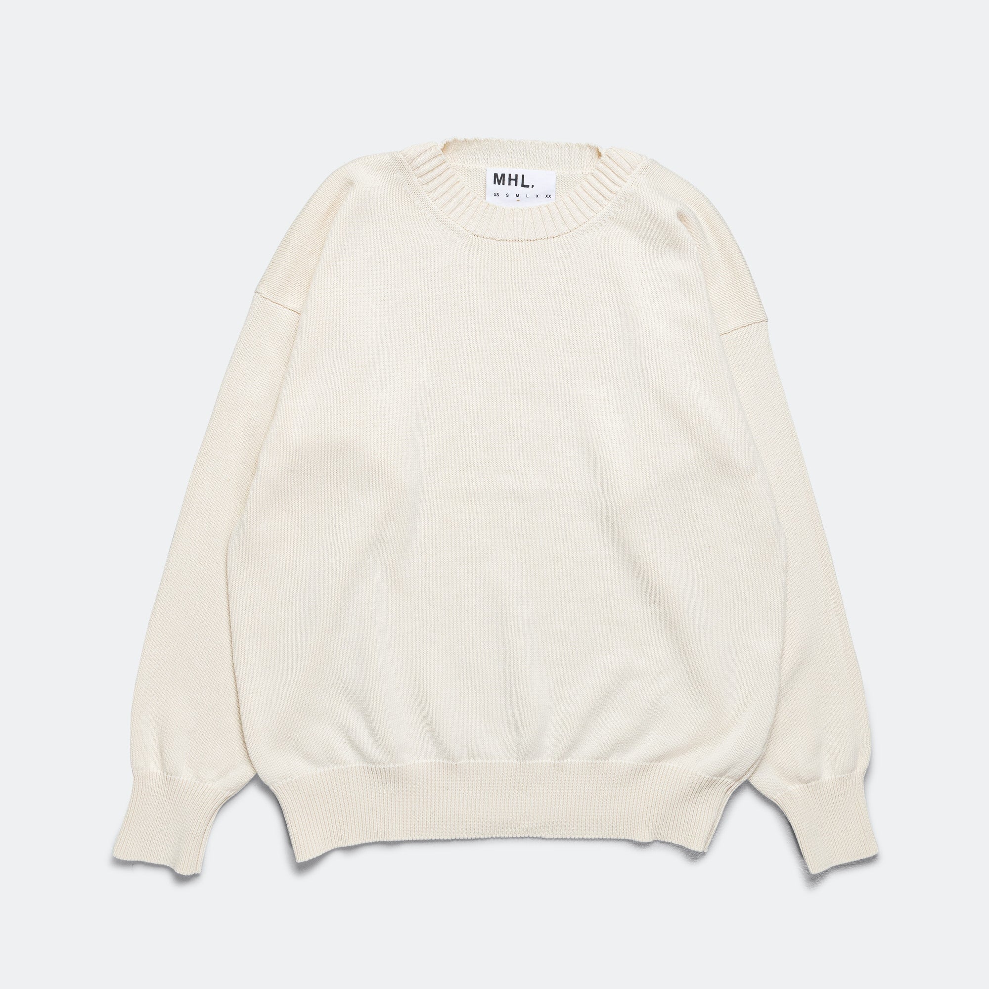 Cross Over Crew - Dry Cotton Ecru