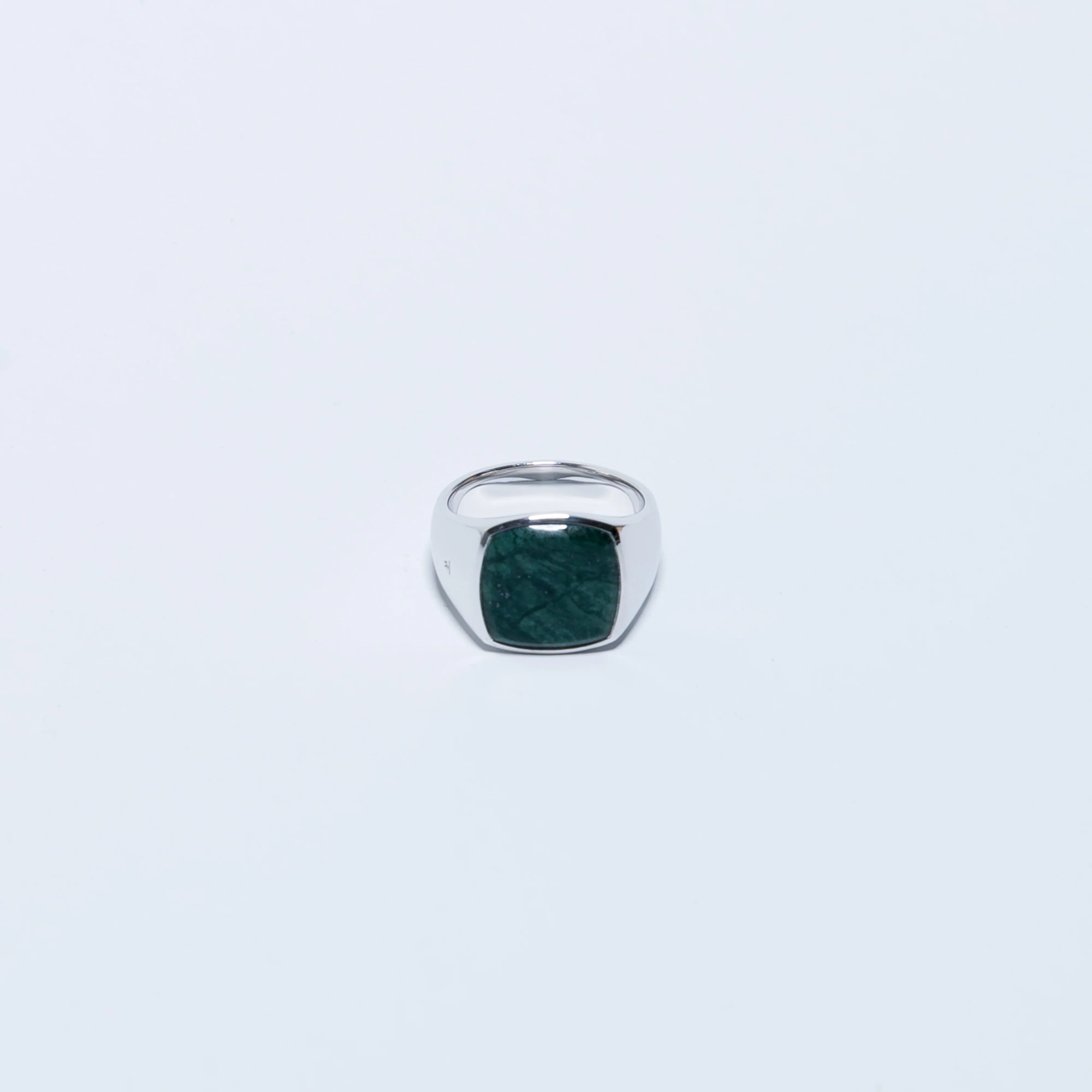 Cushion Ring - Green Marble - Image 11