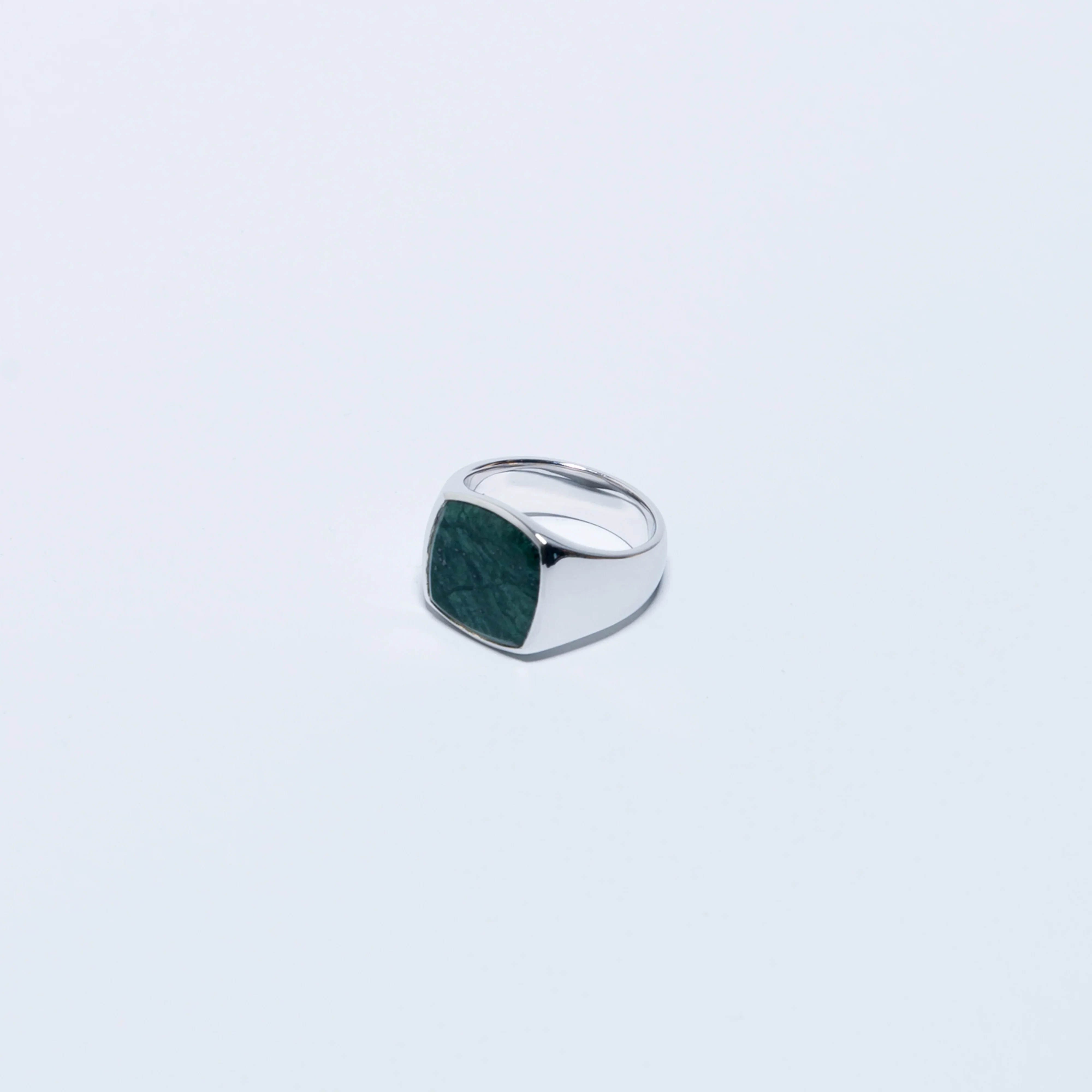 Cushion Ring - Green Marble - Image 12