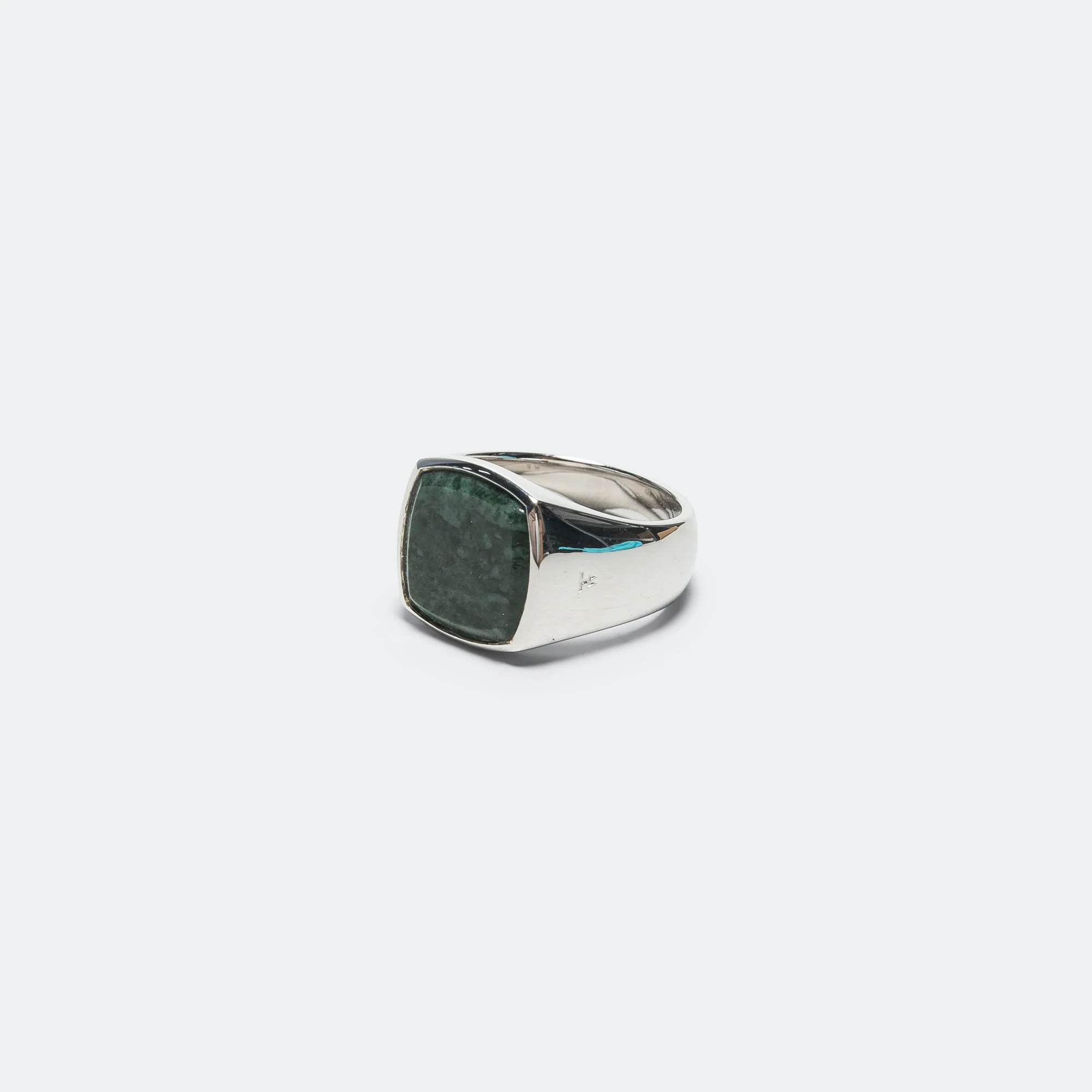 Cushion Ring - Green Marble - Image 2