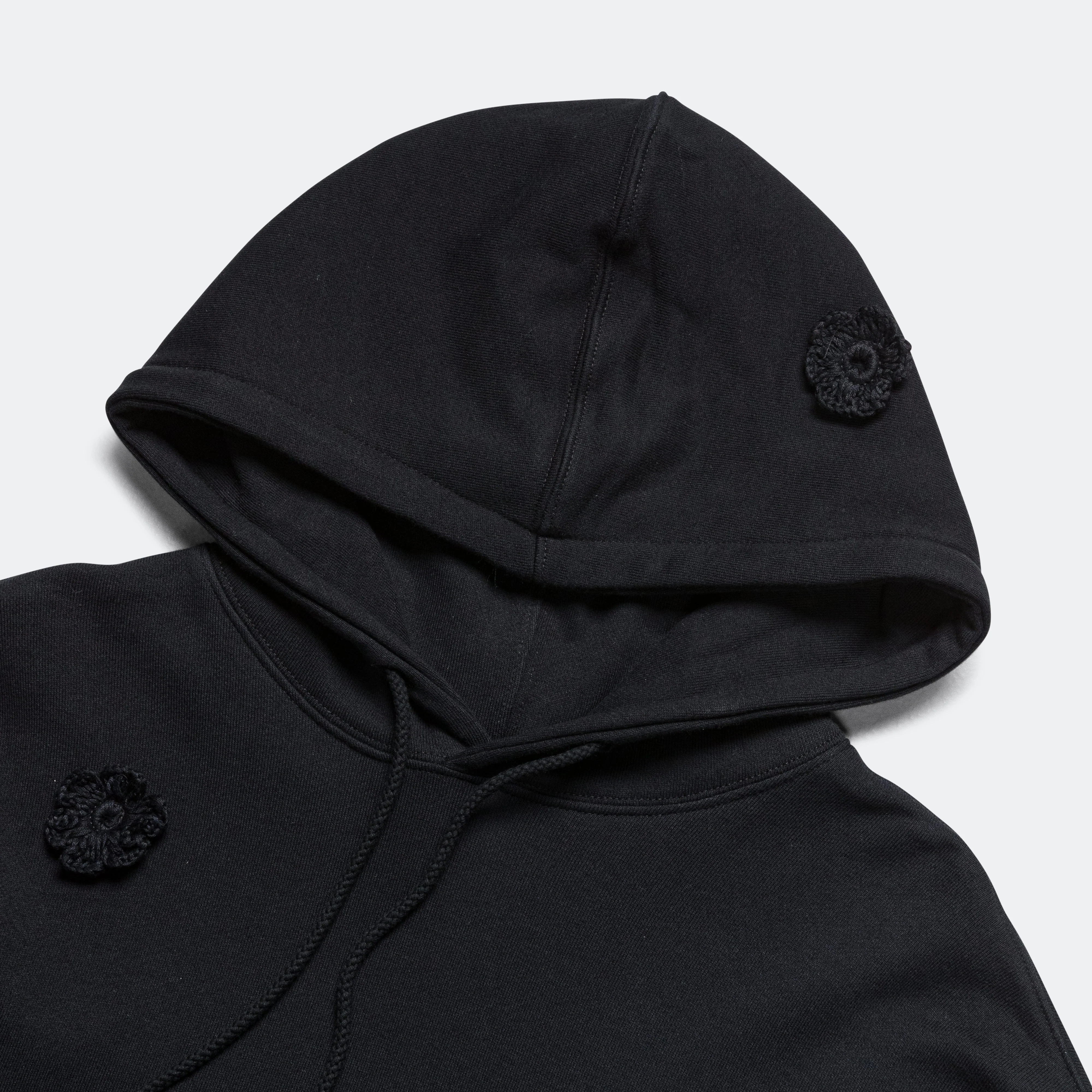 Daisie Gym Hoodie - Black Terry - Image 2