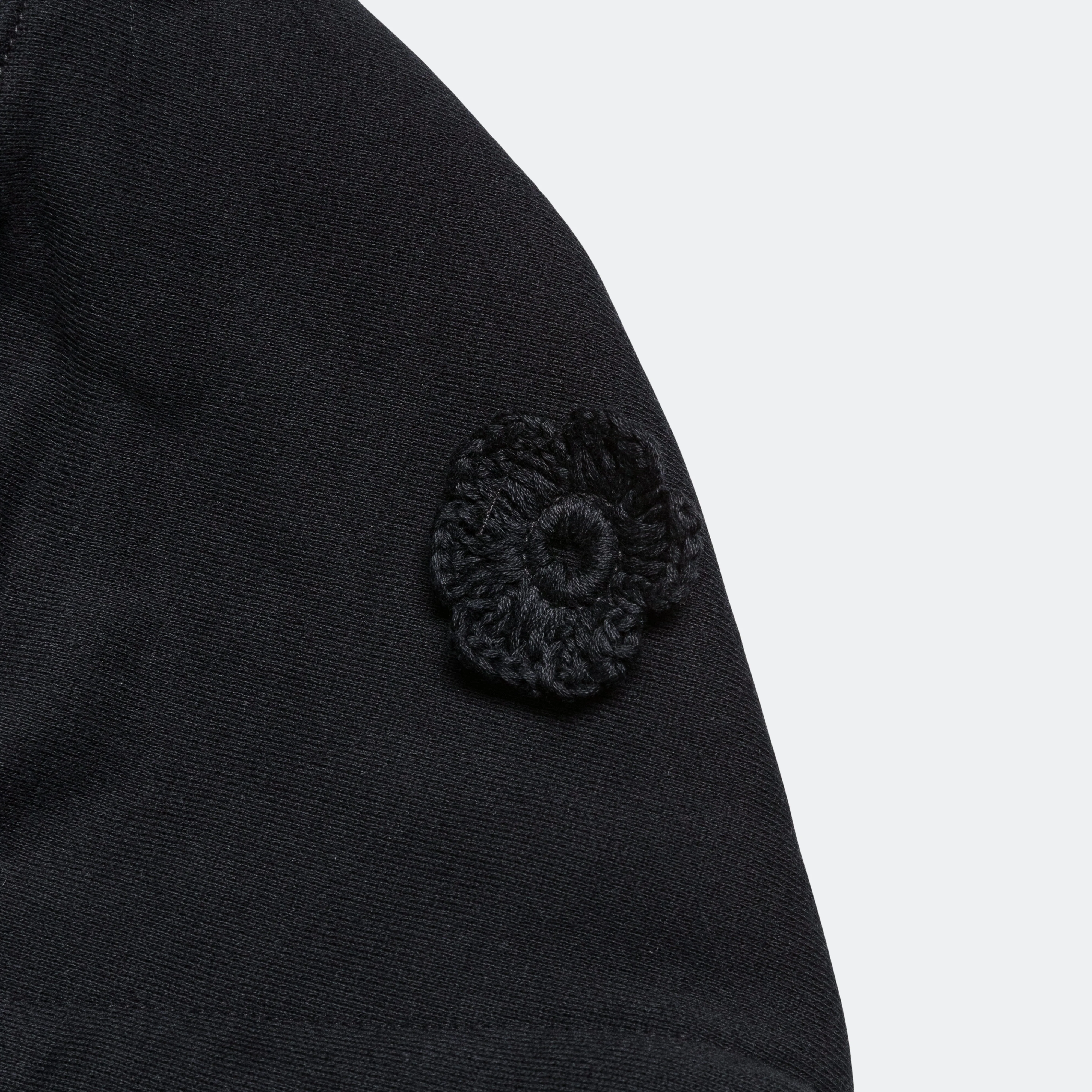 Daisie Gym Hoodie - Black Terry - Image 3