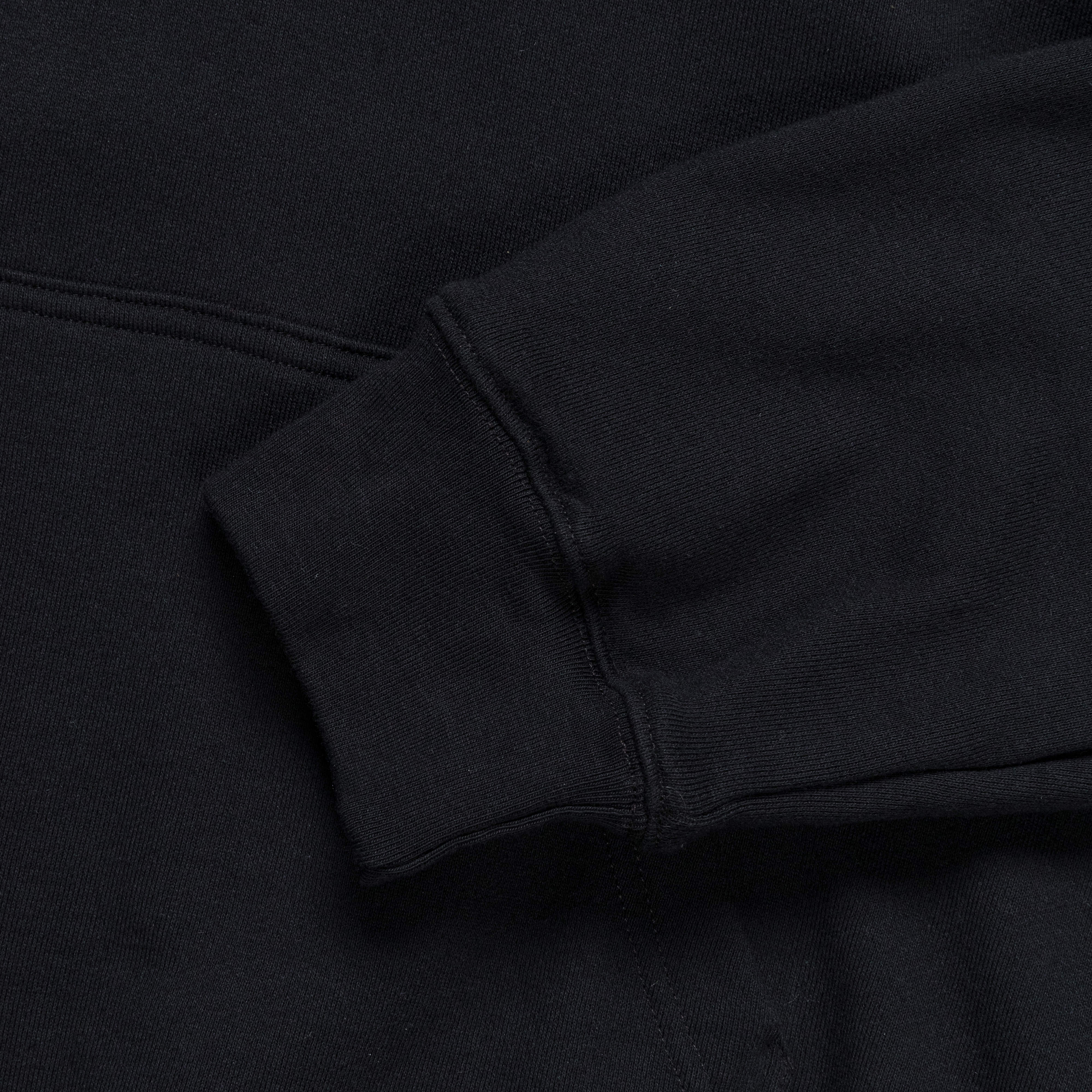 Daisie Gym Hoodie - Black Terry - Image 7