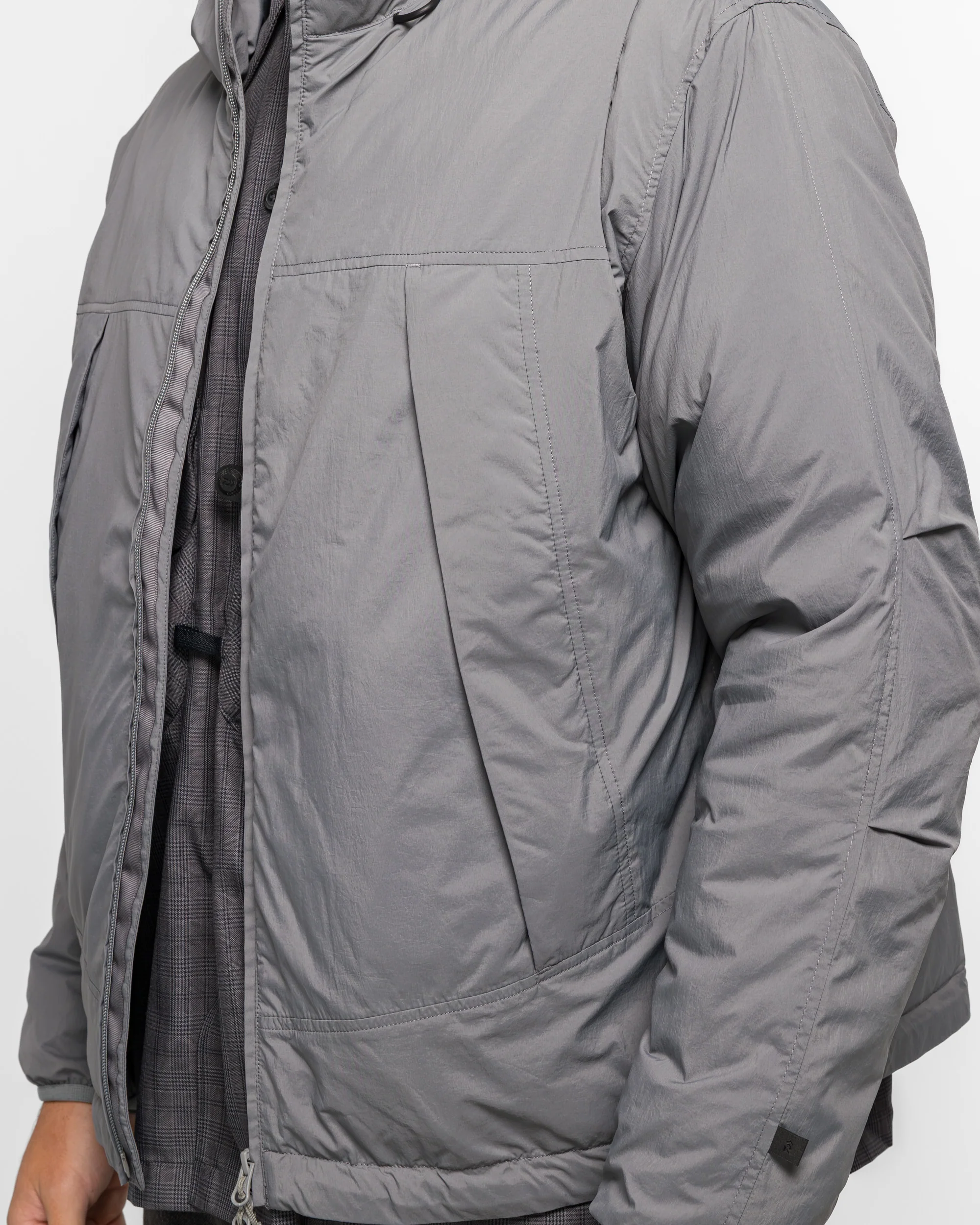 Tech 2WAY Field Inner Down Jacket - Light Grey - Image 5