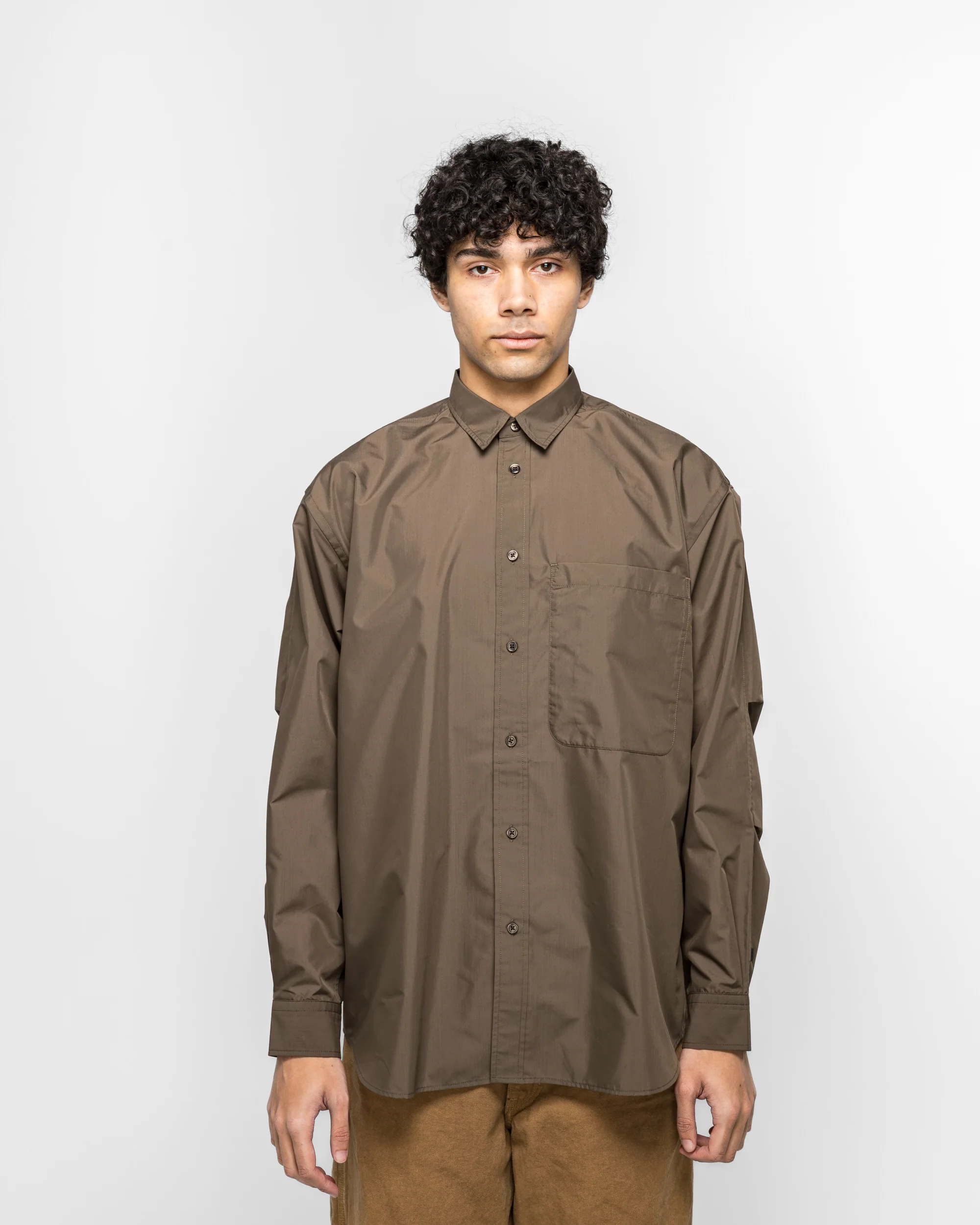Tech REGULARSHIRT L/S - Brown Khaki - Image 2