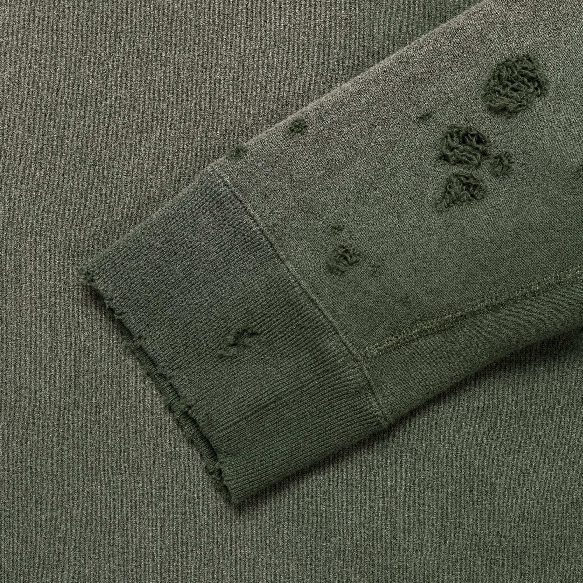 Darts Sweatshirt - Olive French Terry - Image 4