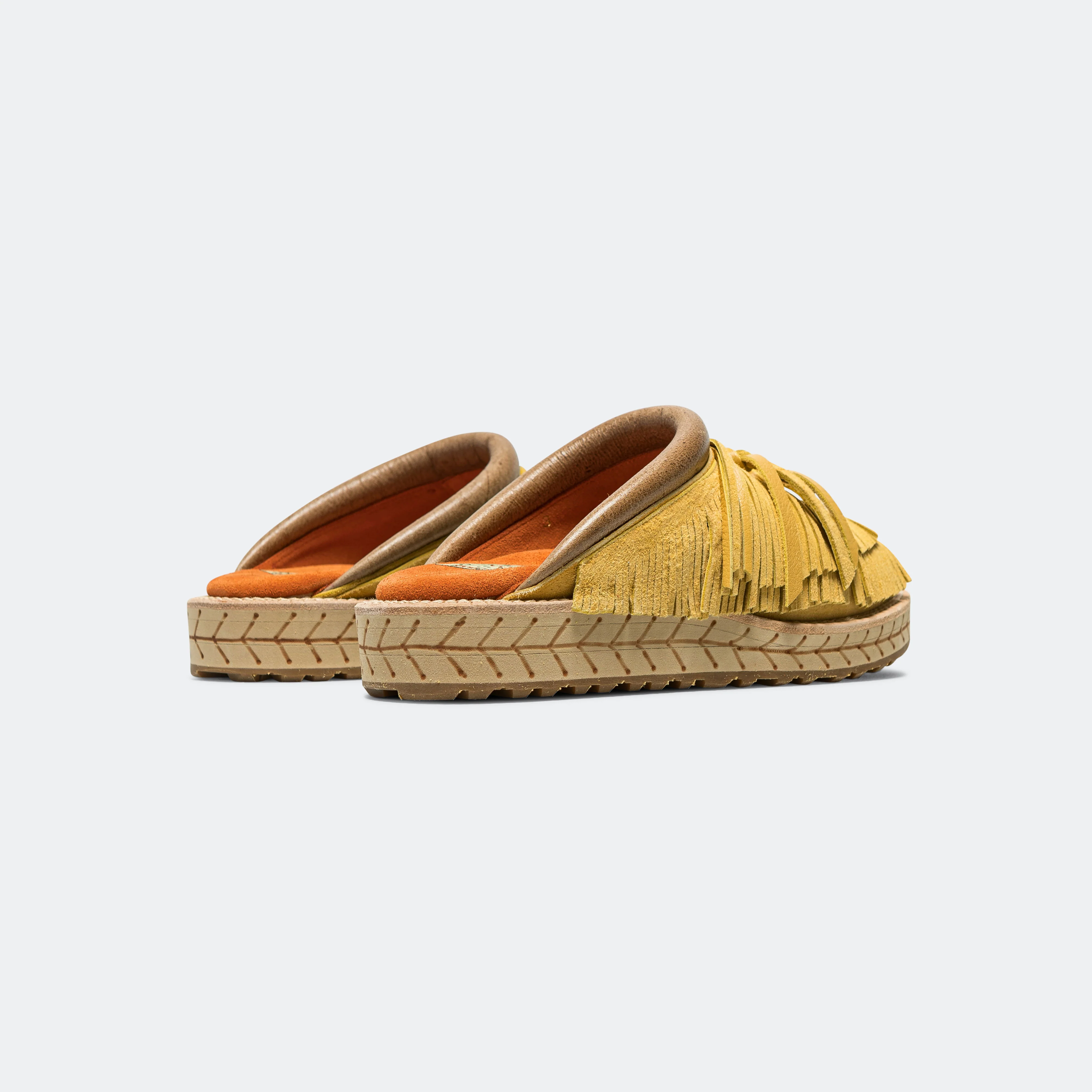 Deer Leather Pueblo Sabot - Yellow - Image 3
