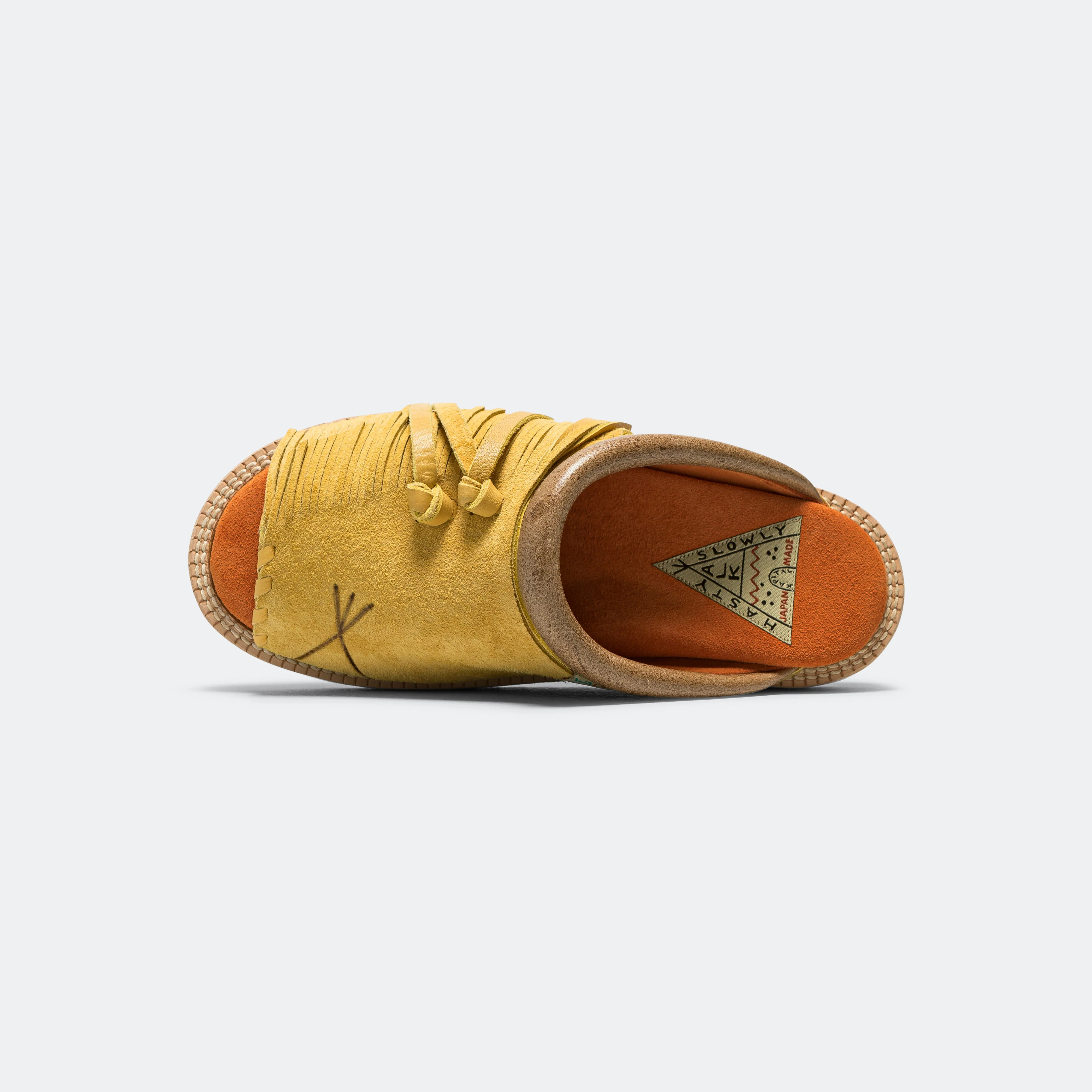 Deer Leather Pueblo Sabot - Yellow - Image 4