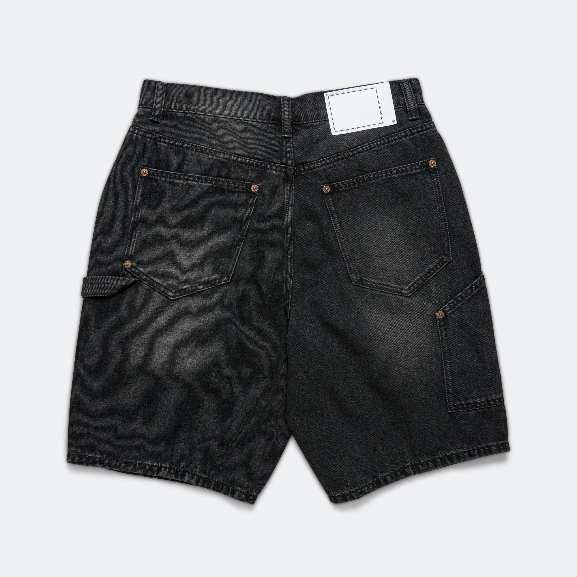 Denim Carpenter Short - Black - Image 2